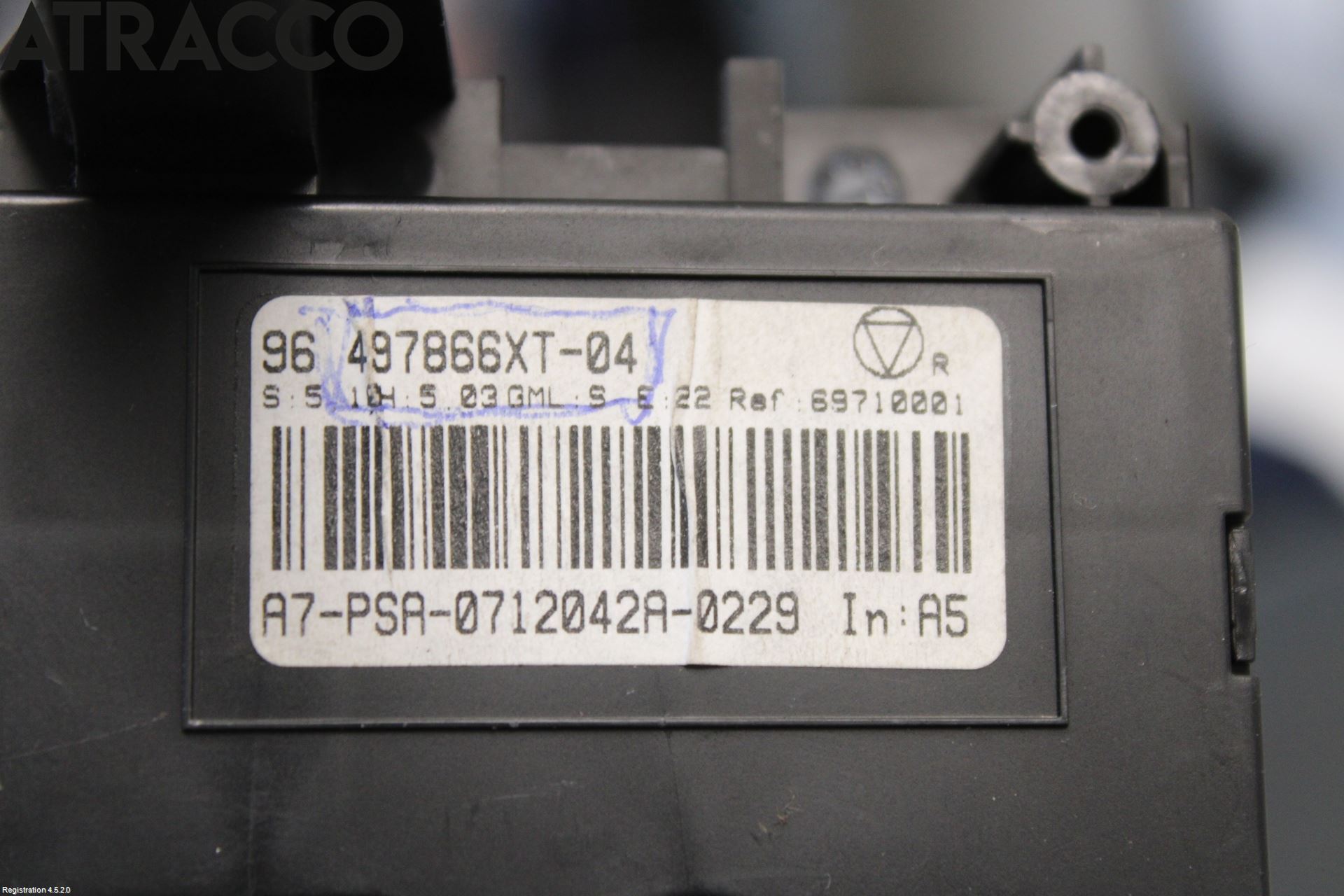 Peugeot 207 Varme Ac Betjening-Display