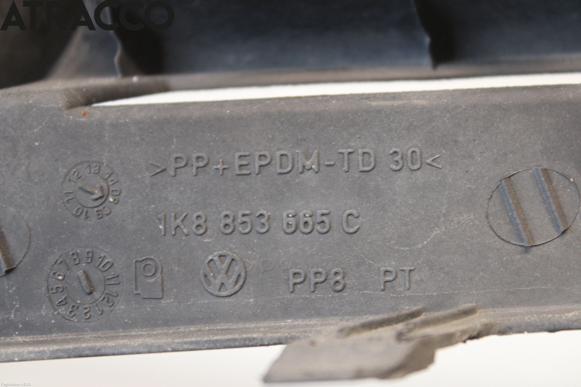 Volkswagen VW SCIROCCO 09-17 Frontlykt Kurve-Tåkelys Ramme