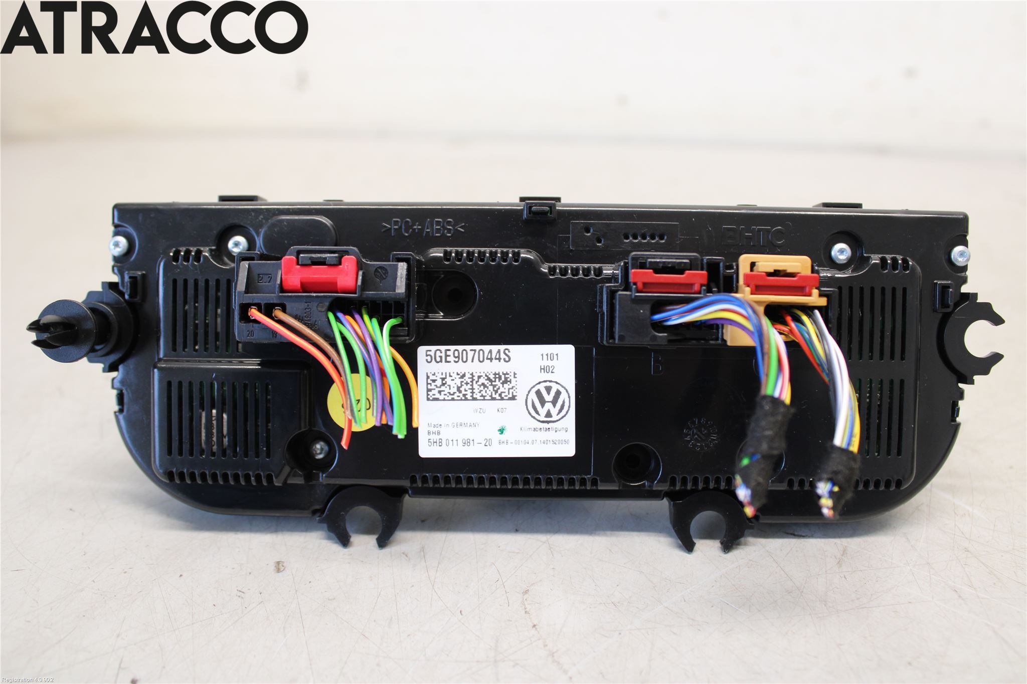 Volkswagen VW GOLF / E-GOLF VII 13-20 Varme Ac Betjening-Display