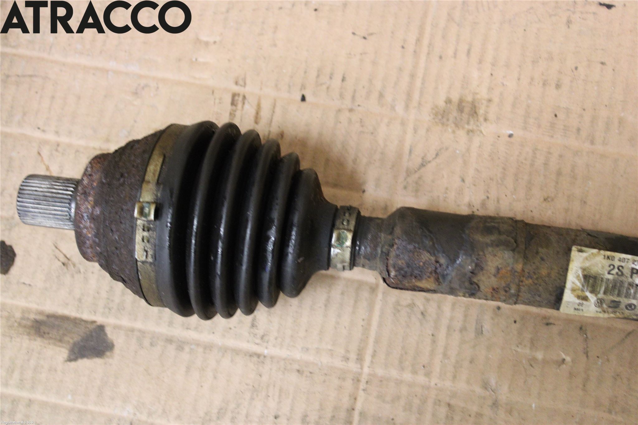 Volkswagen VW GOLF PLUS/CROSS GOLF 04-14 Drivaksel Foran Kompl Høyre