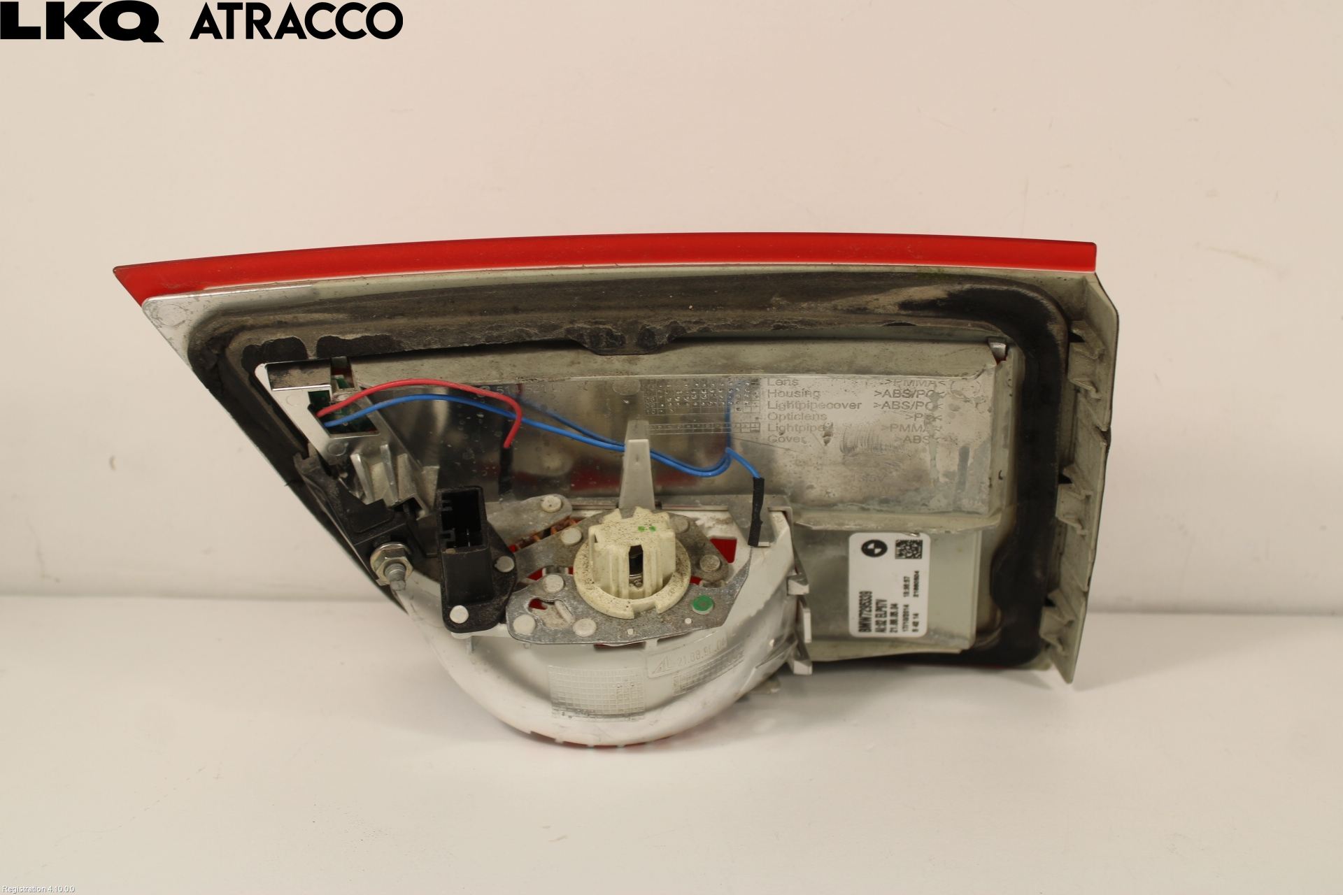 BMW X5 E70 07-13 Baklykt Venstre  På Luke(Indre