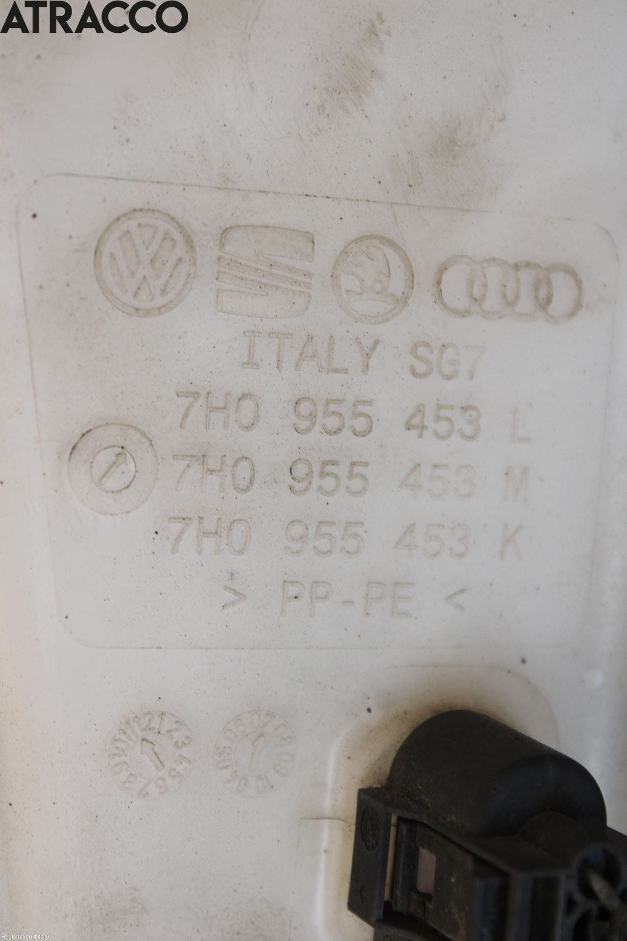 Volkswagen VW TRANSP/CARAVELLE (T5) 04-15 Spylerbeholder Frontrute-Lykte