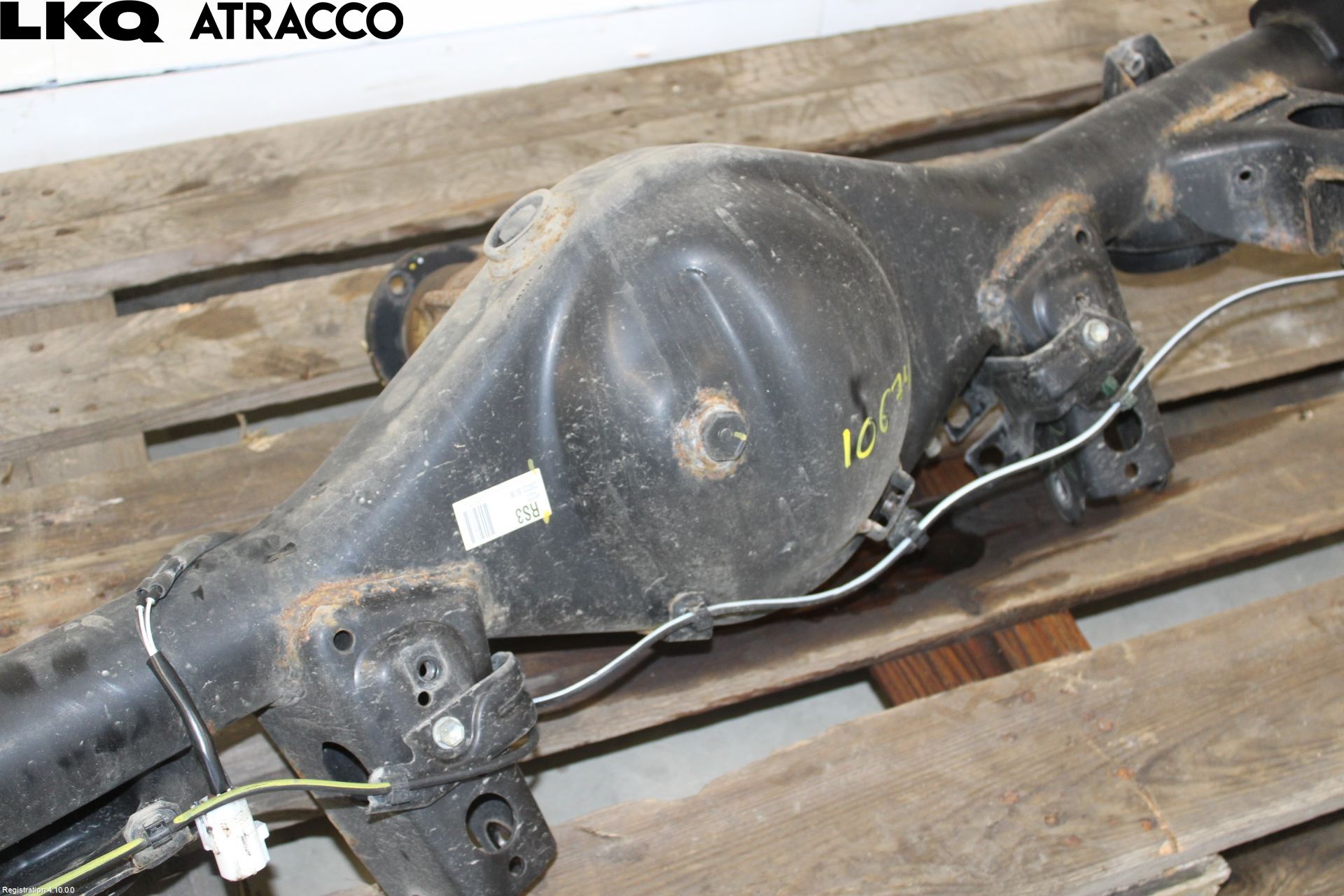 Toyota LANDCRUISER J150 10-23 Bakaksel Kardang Bak -Diff