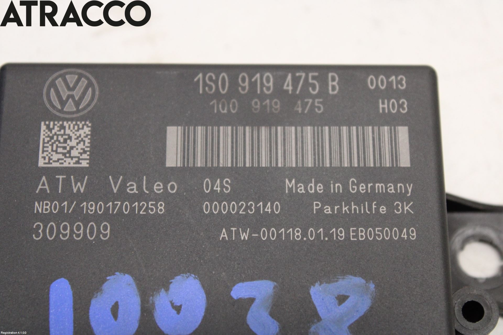 Volkswagen VW UP! / E-UP! Styreenhet Parkering