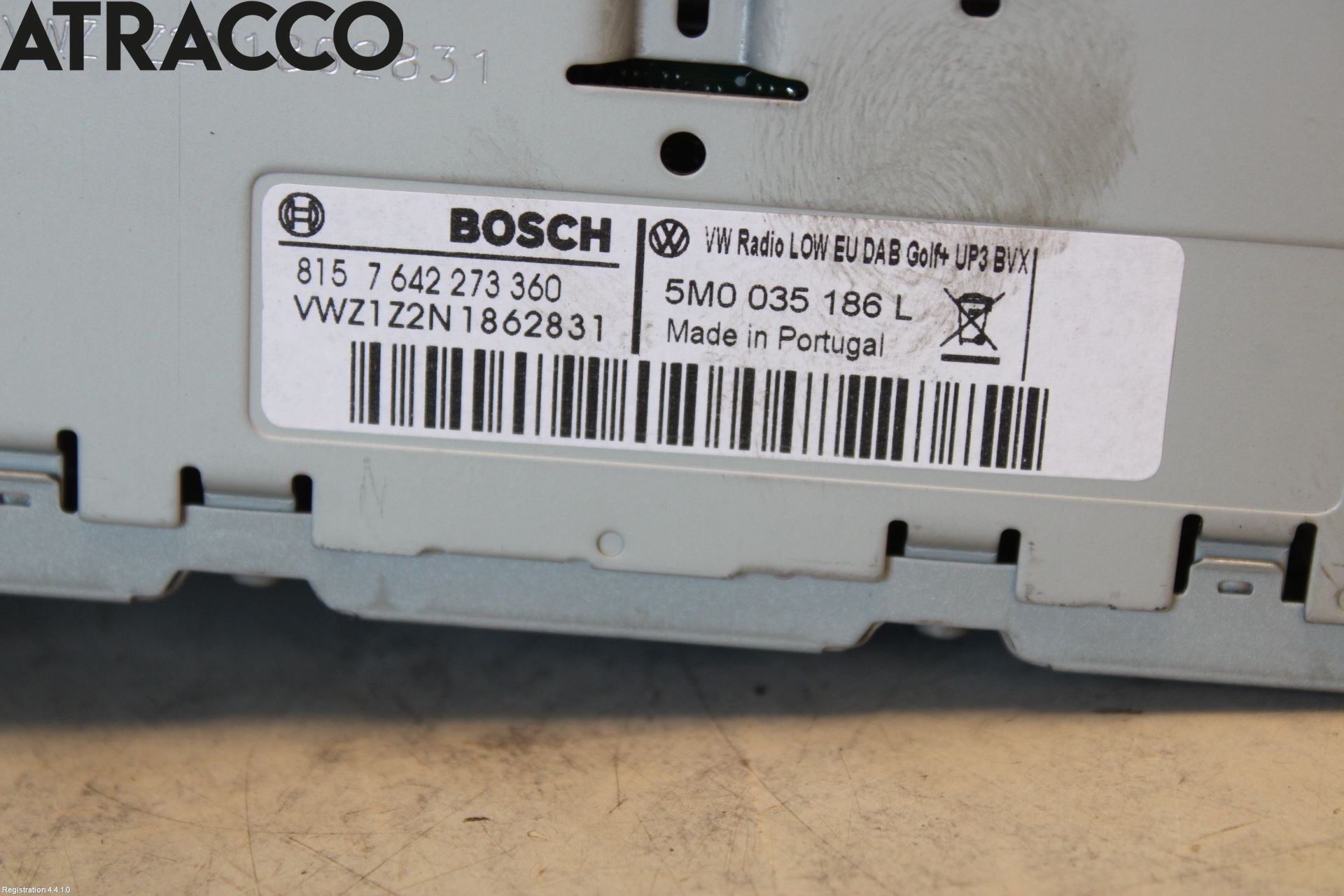 Volkswagen VW TRANSP/CARAVELLE (T5) 04-15 Stereo Radio Med Cd