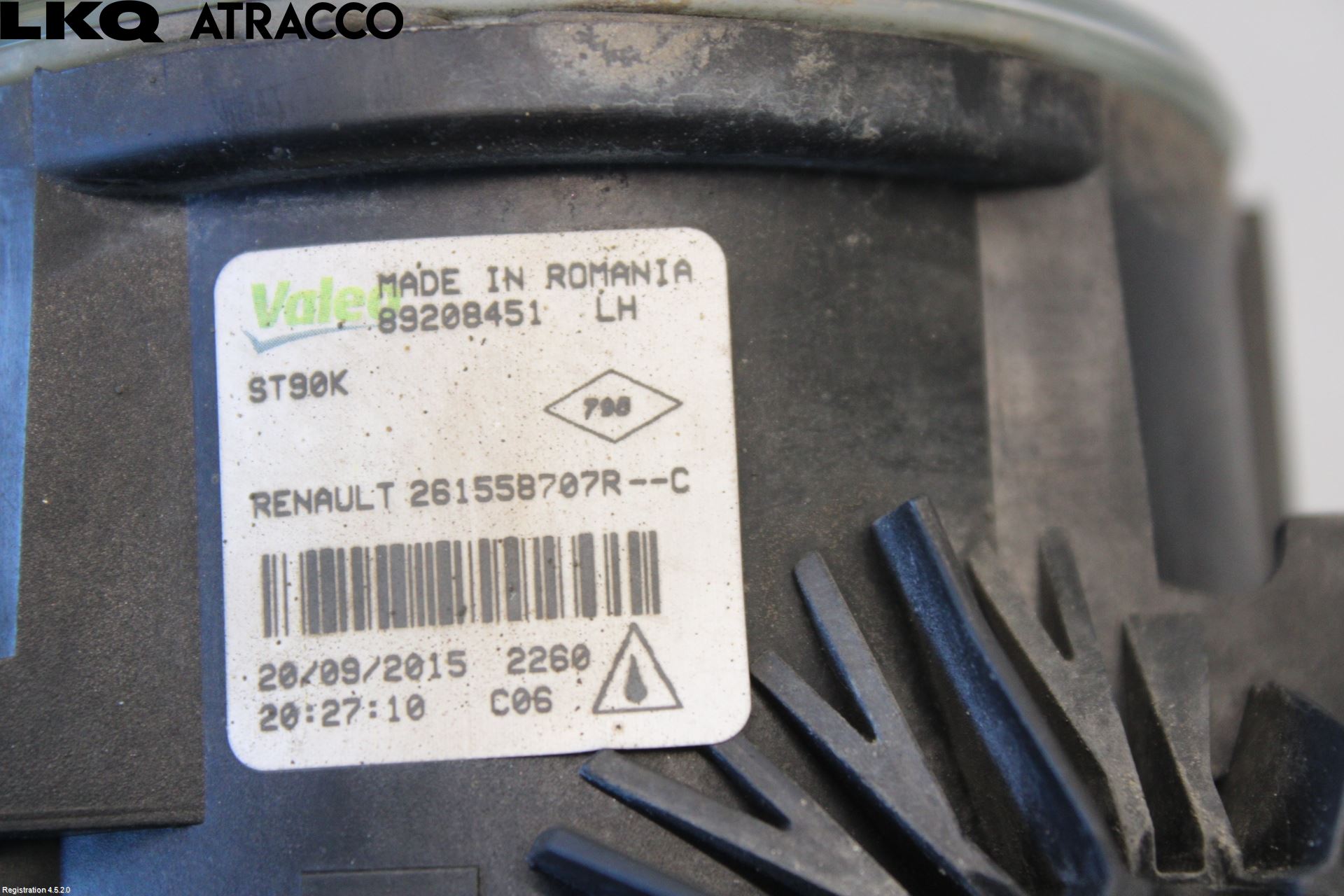 Renault KADJAR 15- Frontlykt-Kurve-Tåkelys