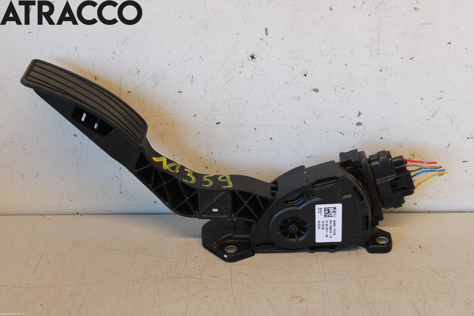 Suzuki SWIFT 11-16 Pedal Gas-Brems-Clutch