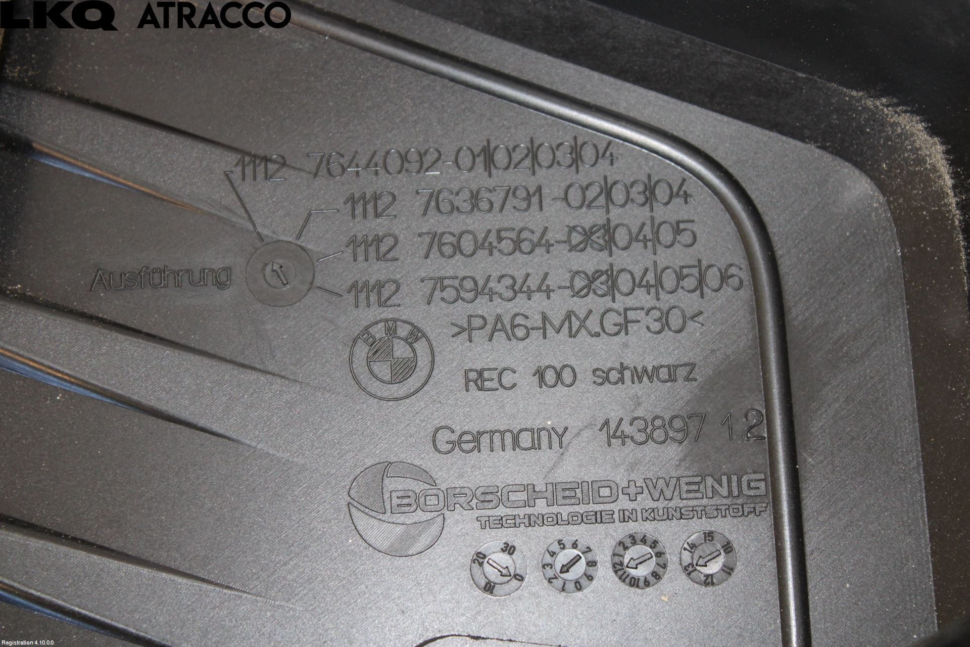 BMW 5 F10/F11/F18 09-17 Motor Deksel Over Motor