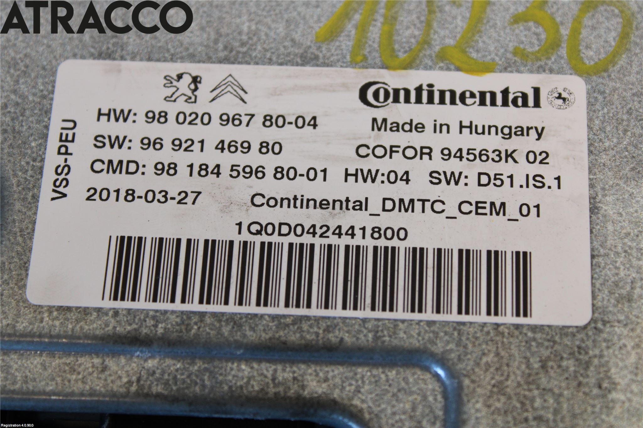 Peugeot EXPERT/E-EXPERT 17- Styreenhet Øvrig