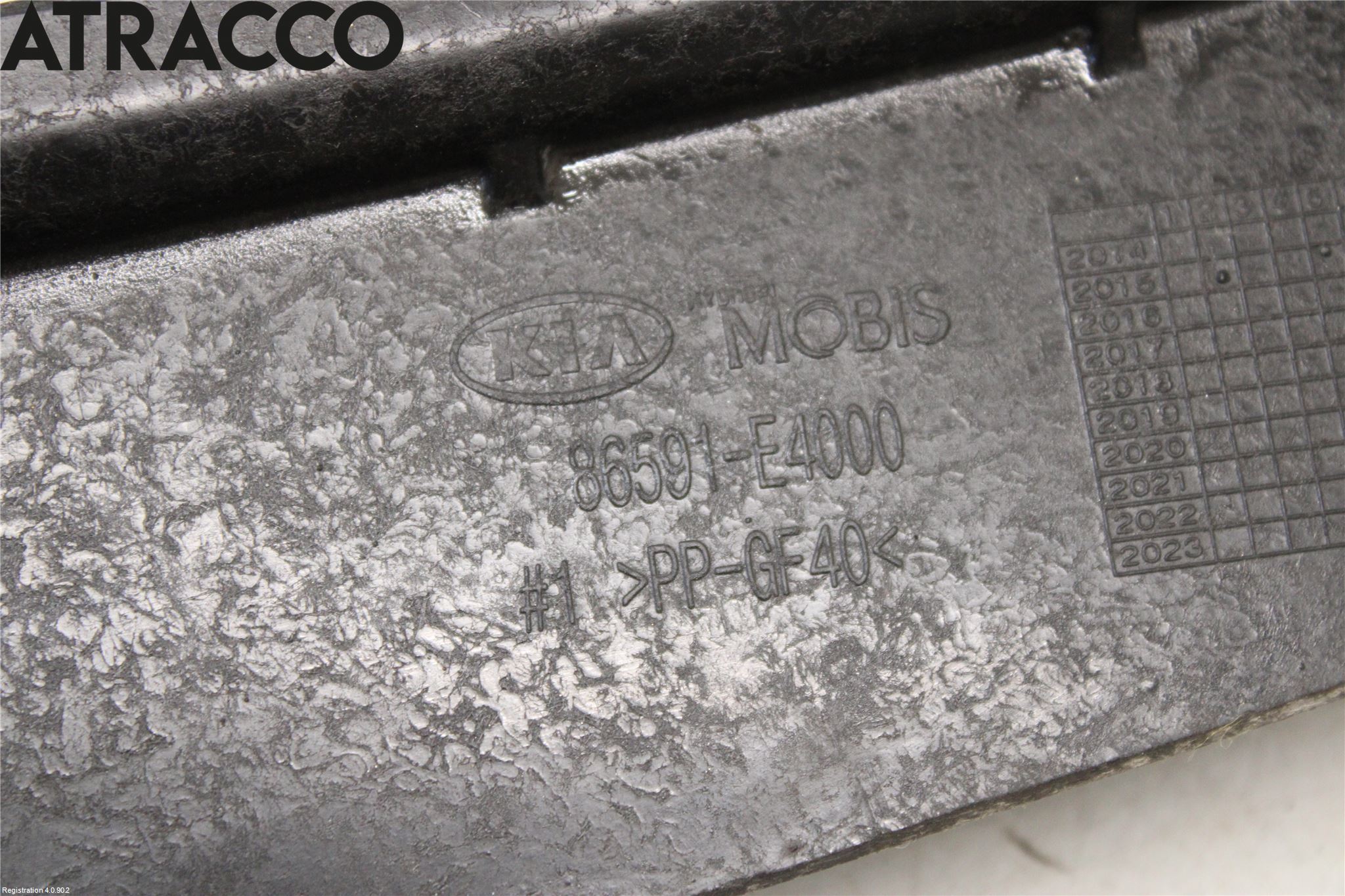 Kia SOUL 09- Støtfanger Foran Midt Del