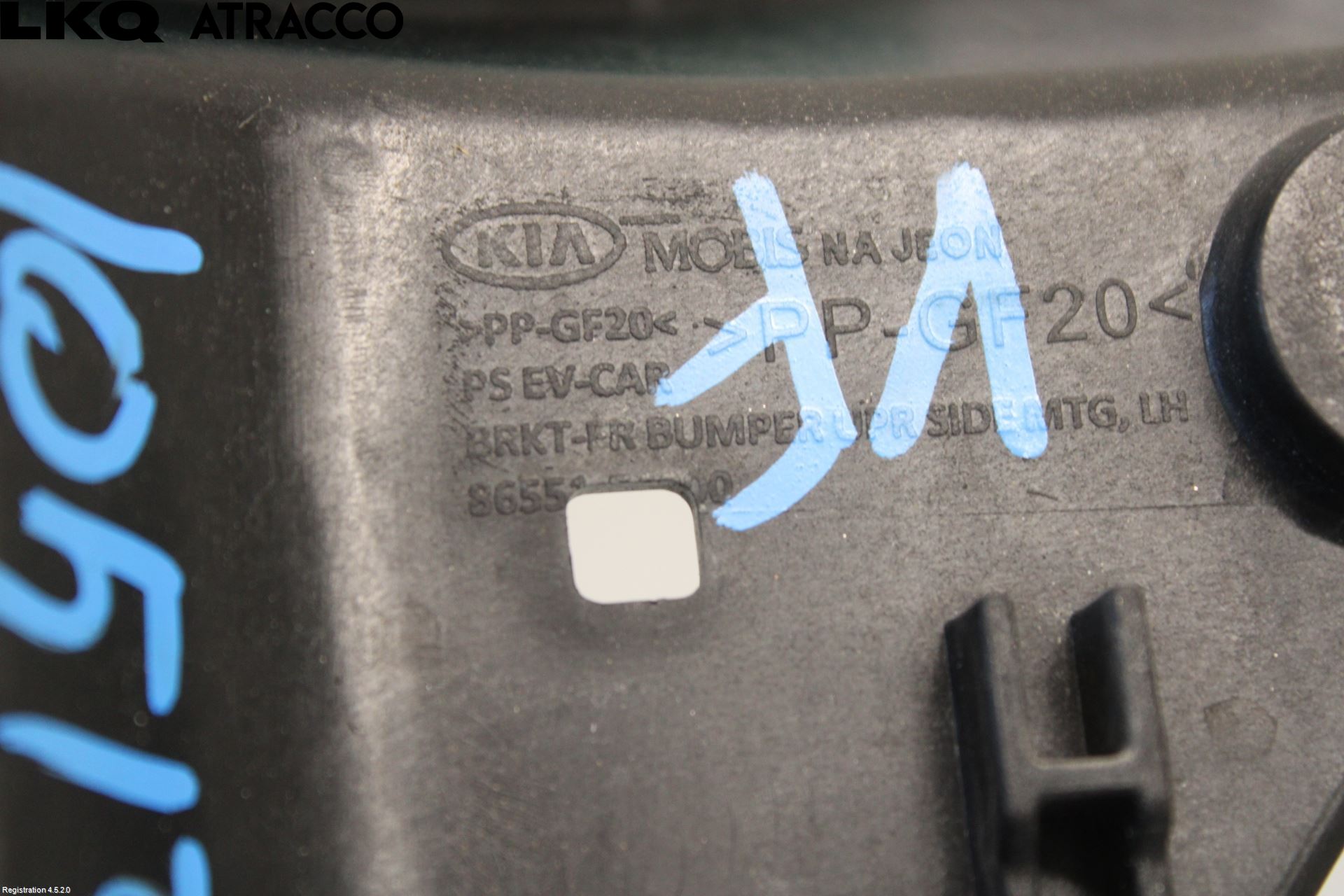 Kia SOUL 09- Støtfangerfeste Foran Venstre