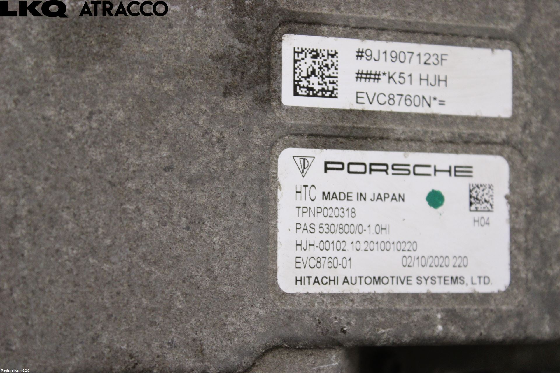 Porsche TAYCAN 20- Styrenhet Elmotor