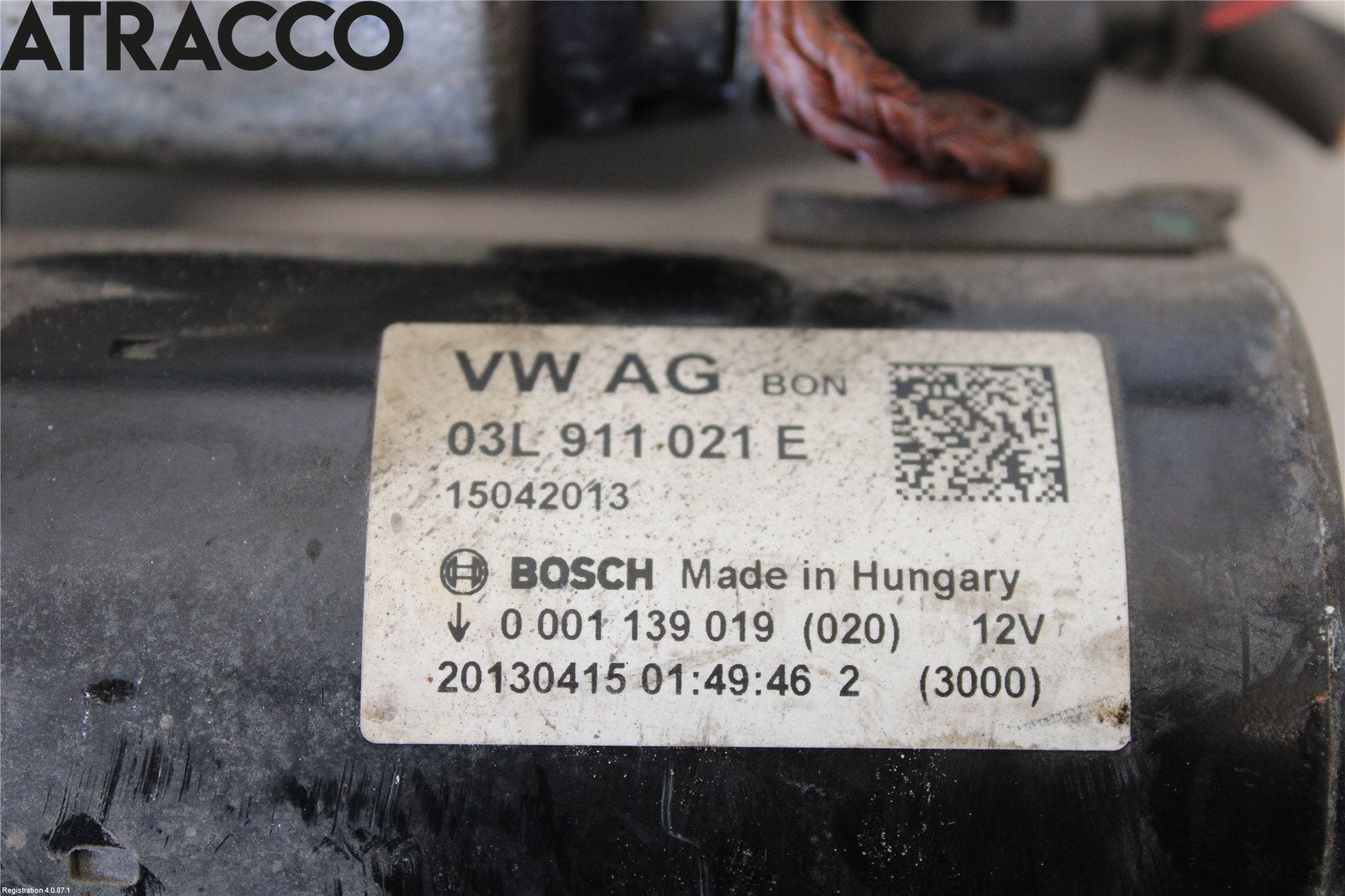 Audi A4/S4 08-11 Startmotor Diesel