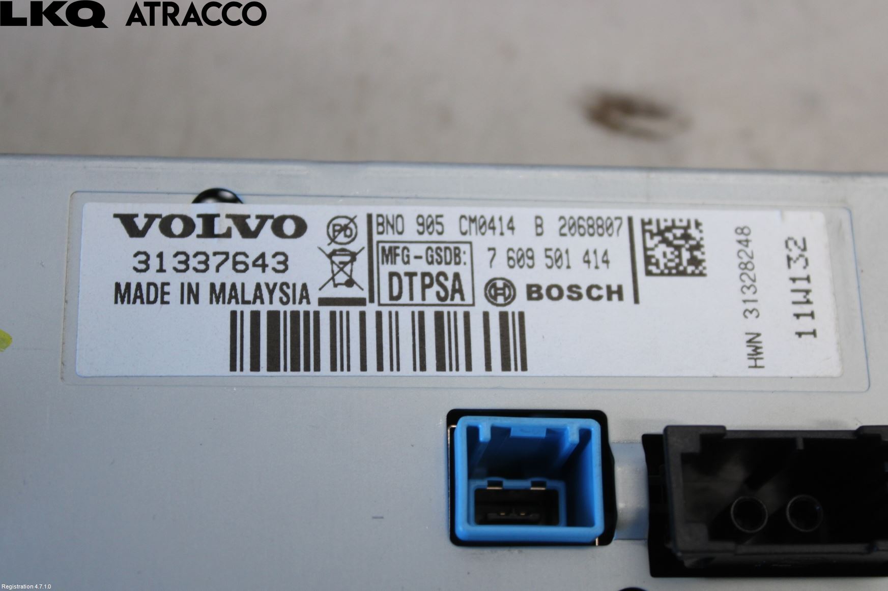 Volvo V60 11-13 Multifunktionsdisplay