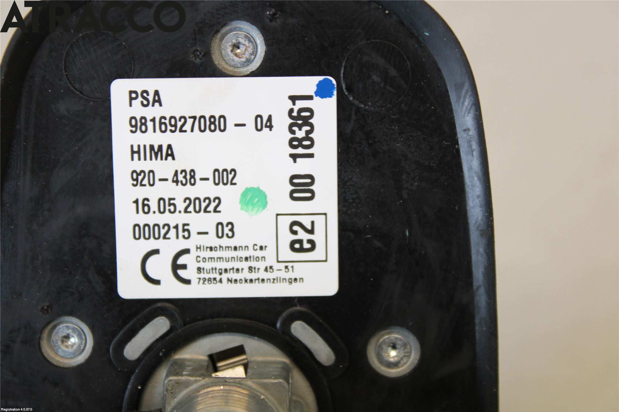 Peugeot EXPERT/E-EXPERT 17- Antenn El