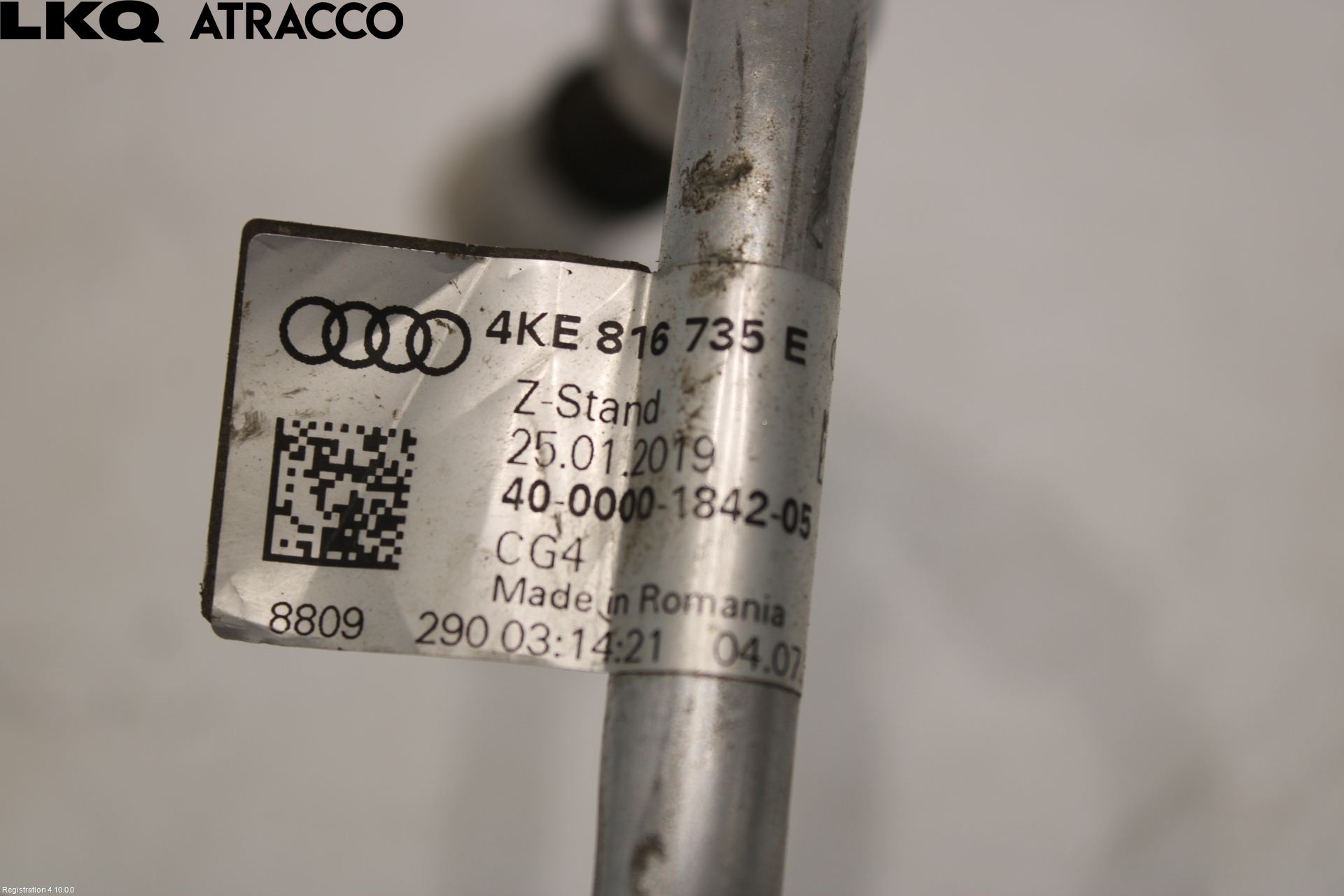 Audi E-TRON, S GE 19- Varme Ac Slange - Rør