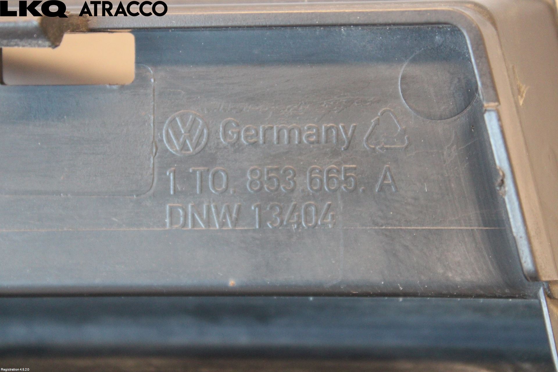 Volkswagen VW TOURAN 03-10 Frontlykt Kurve-Tåkelys Ramme