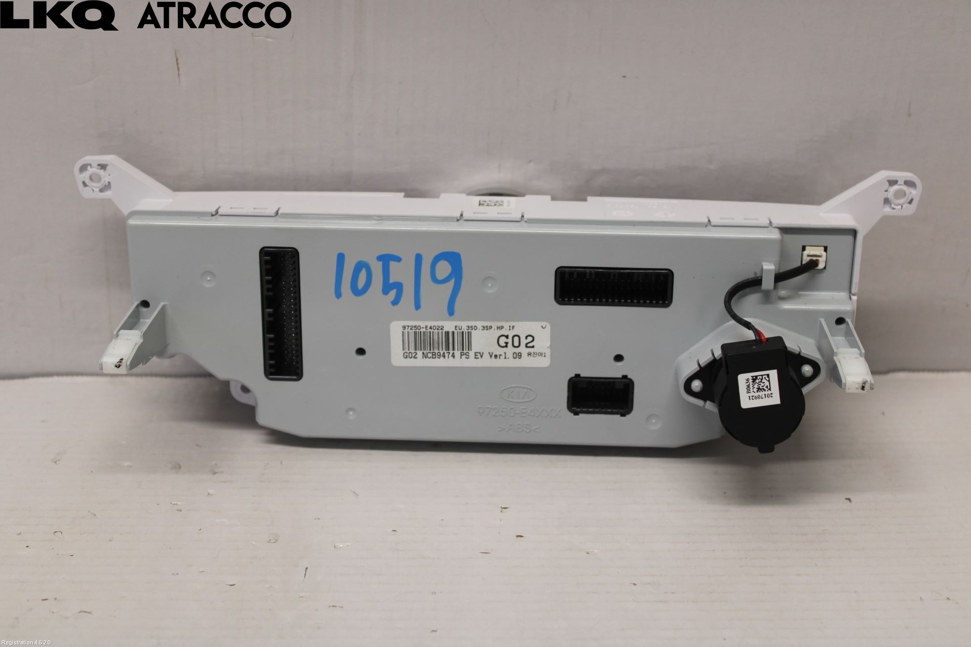 Kia SOUL 09- Varme Ac Betjening-Display