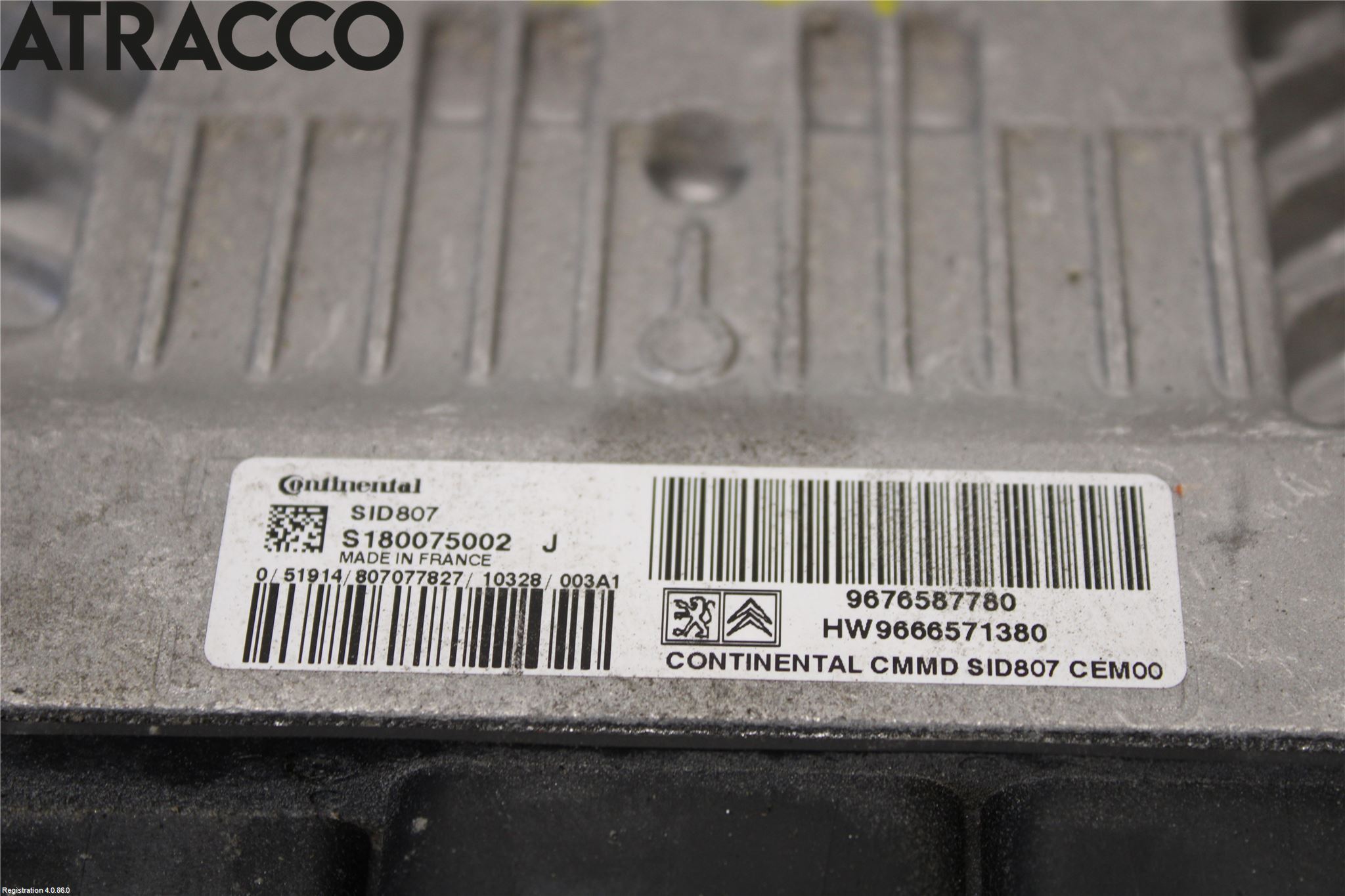 Peugeot 3008 09-16 Styreenhet Innsprøytning