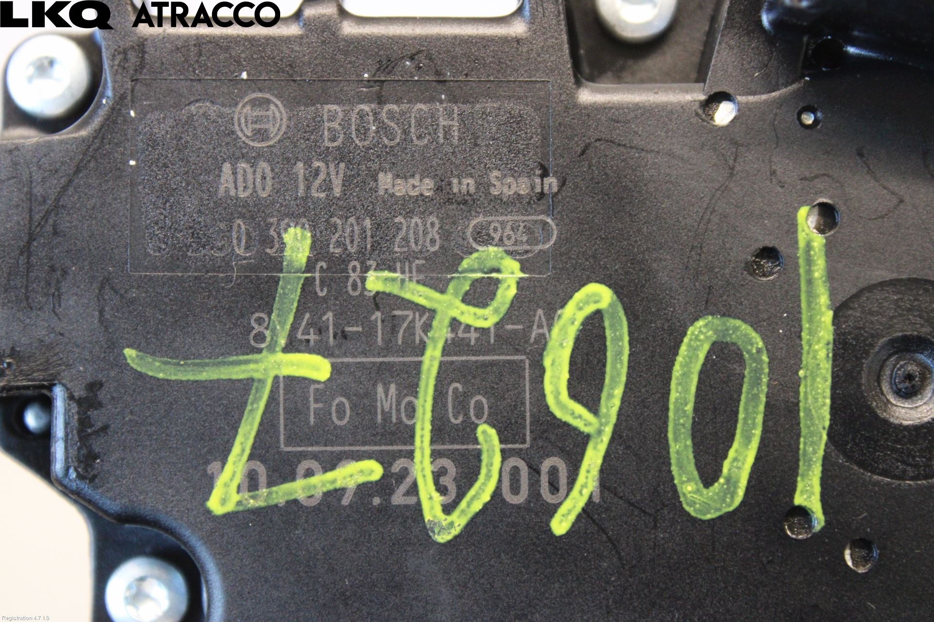 Ford KUGA 08-12 Viskermotor Bakluke