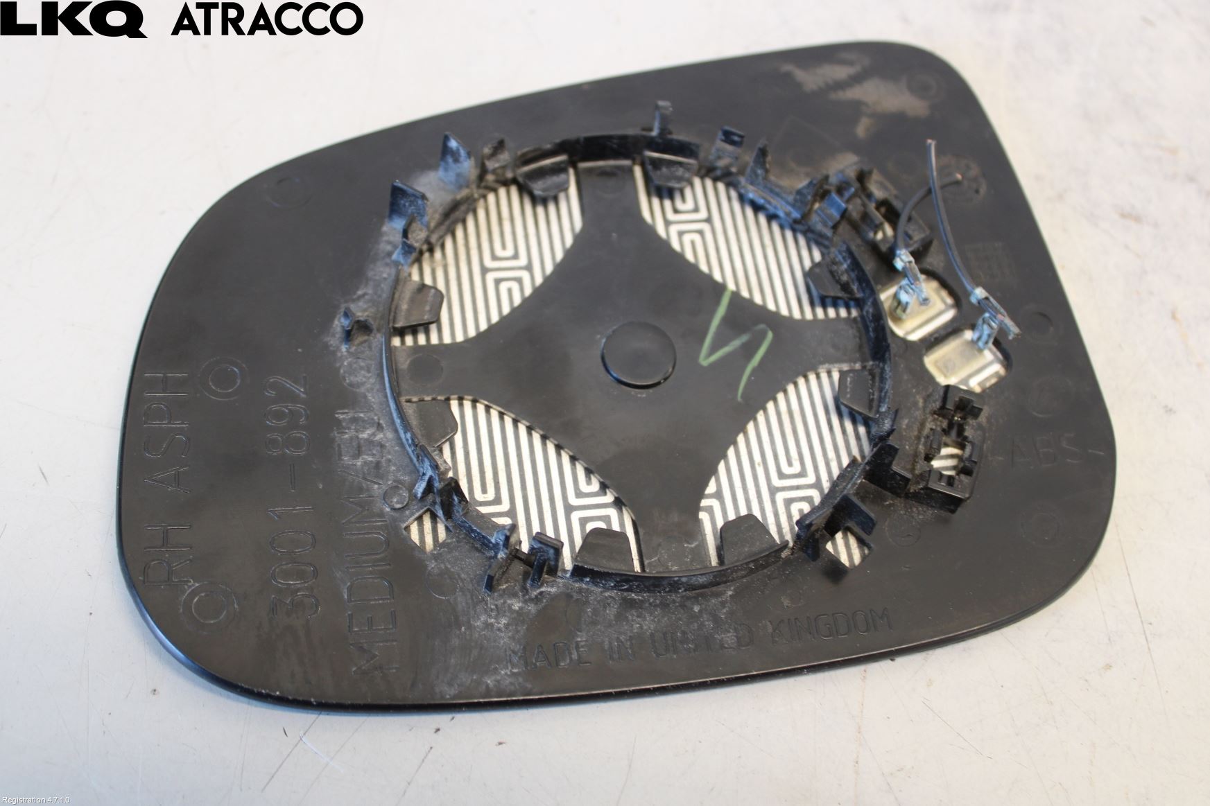 Volvo V60 11-13 Speil Glass H