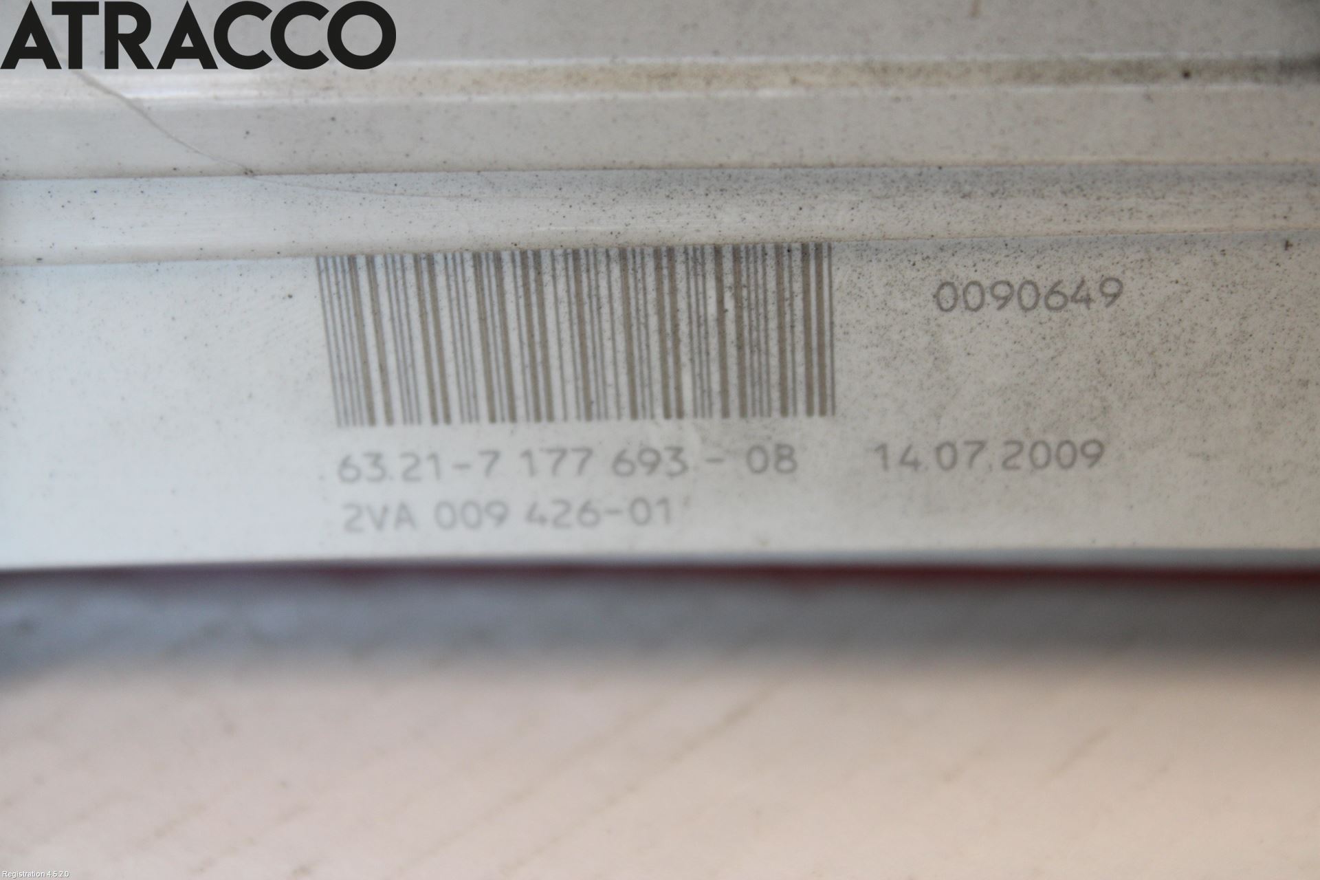 BMW 5 E60/61 Sed/Tou 02-10 Baklykt Venstre