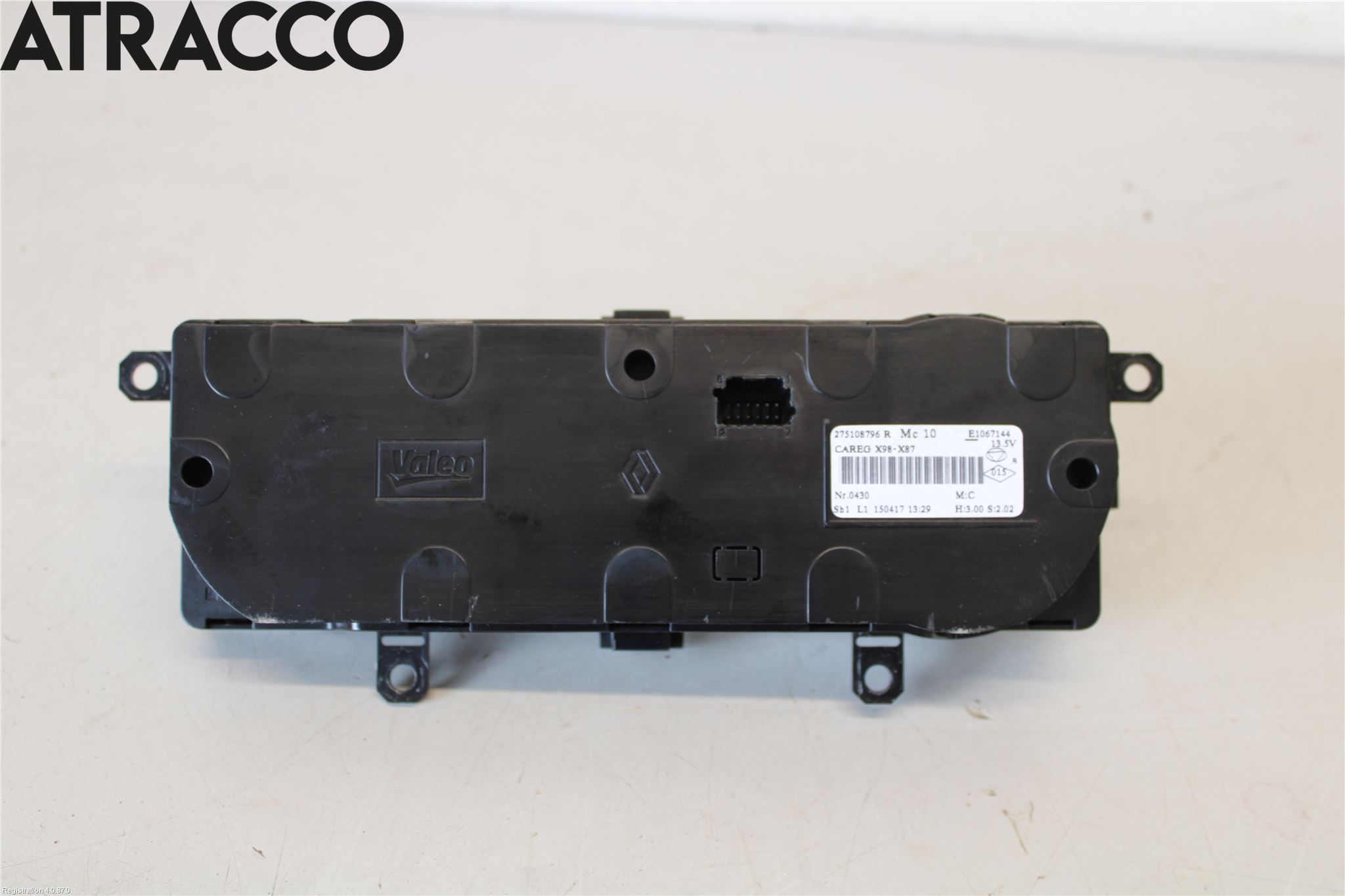 Renault CAPTUR 13-19 Varme Ac Betjening-Display