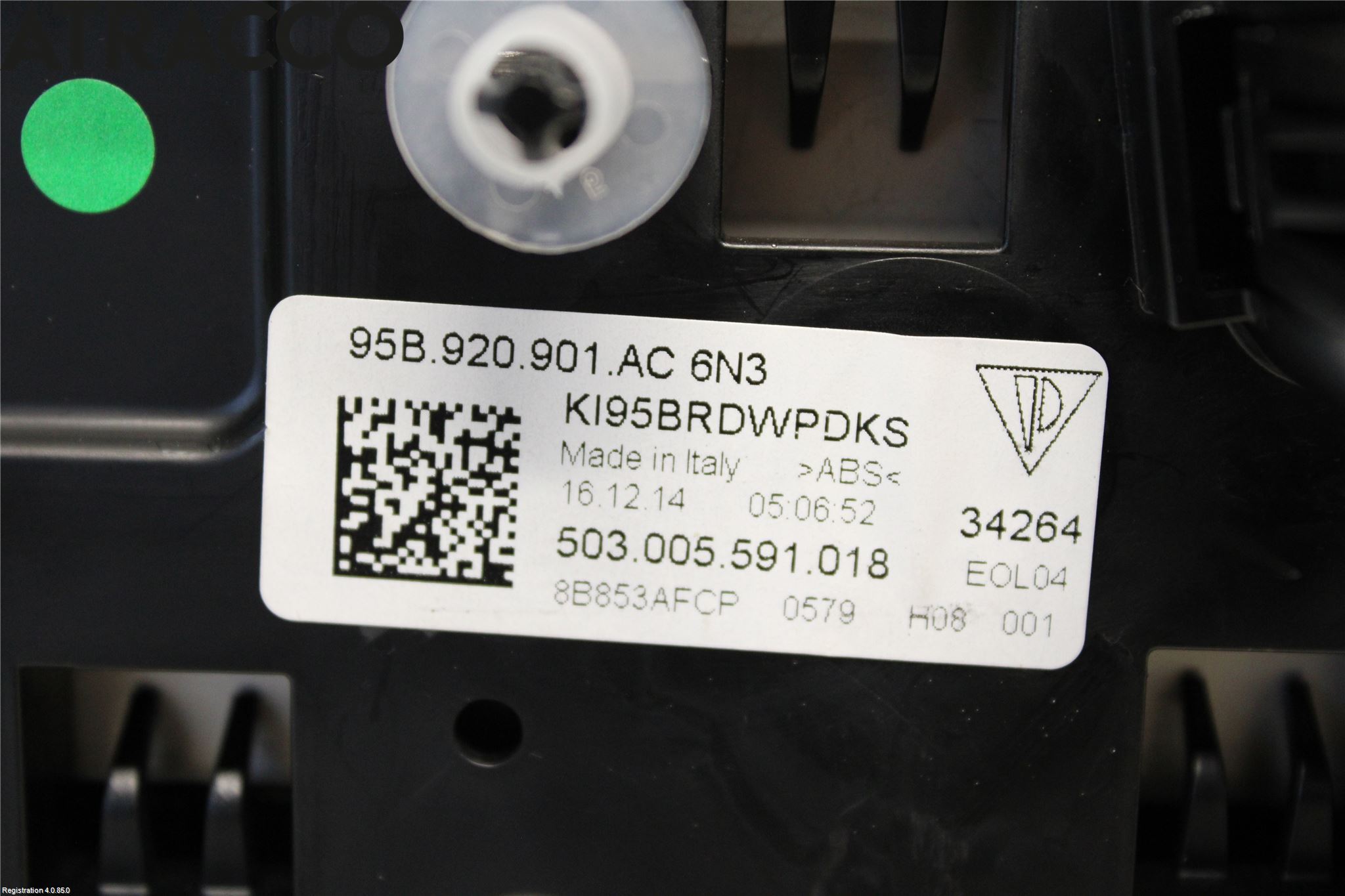 Porsche MACAN/EV 14- Instr Kombinert