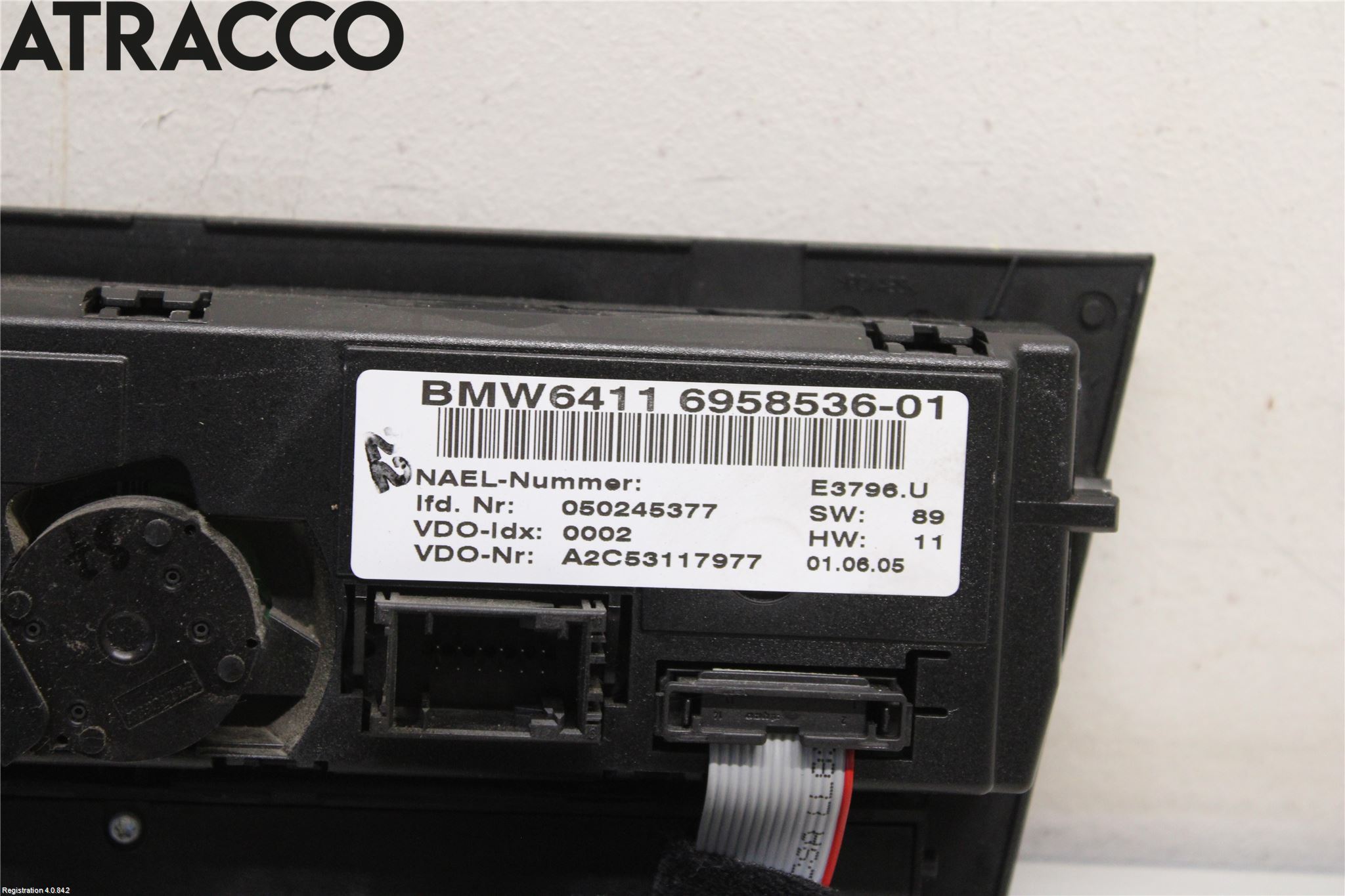 BMW 3 E90/91 SED/TOU 05-12 Varme Ac Betjening-Display