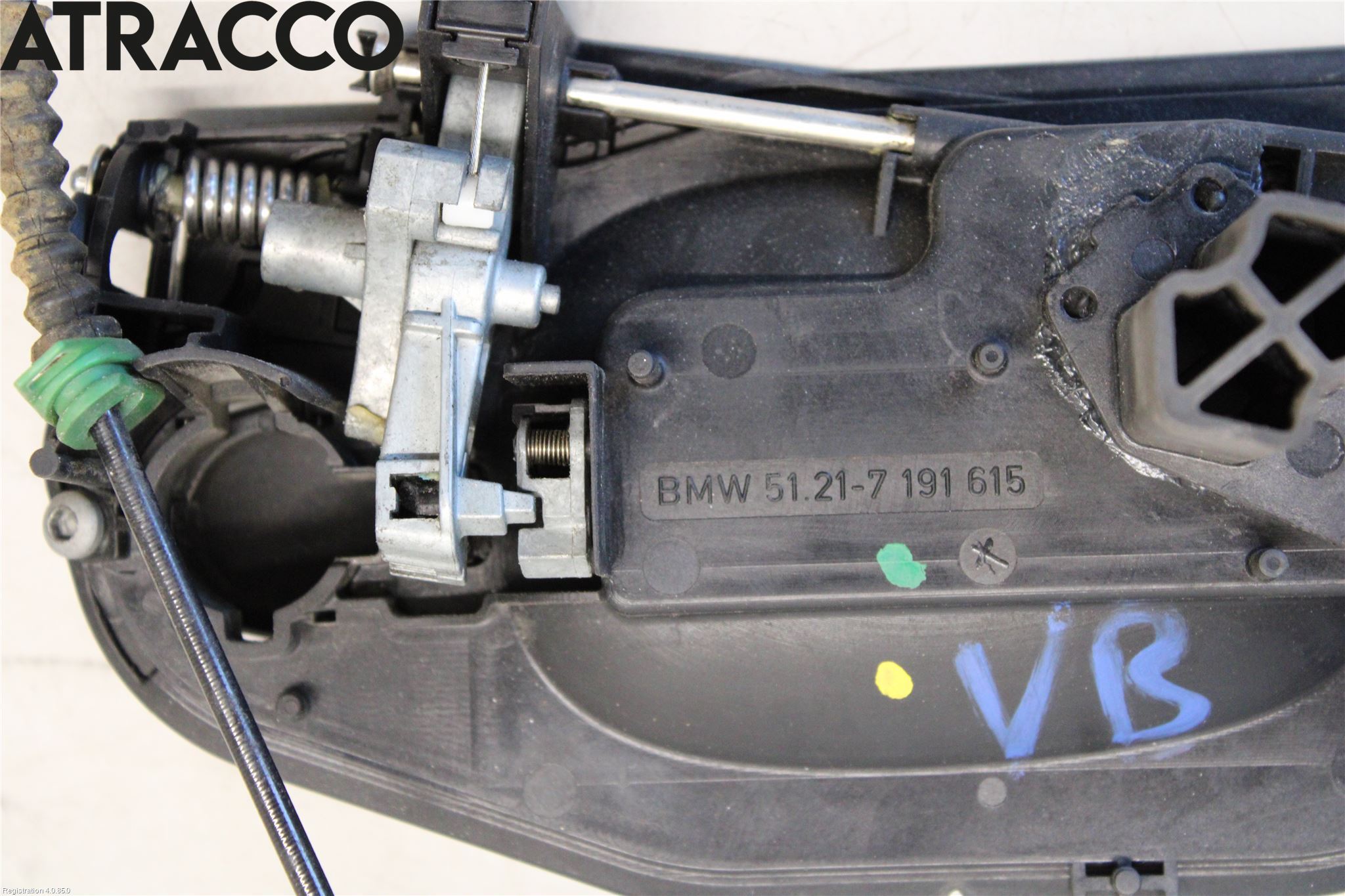 BMW 5 E60/61 Sed/Tou 02-10 Dørhandtak Ytre Venstre