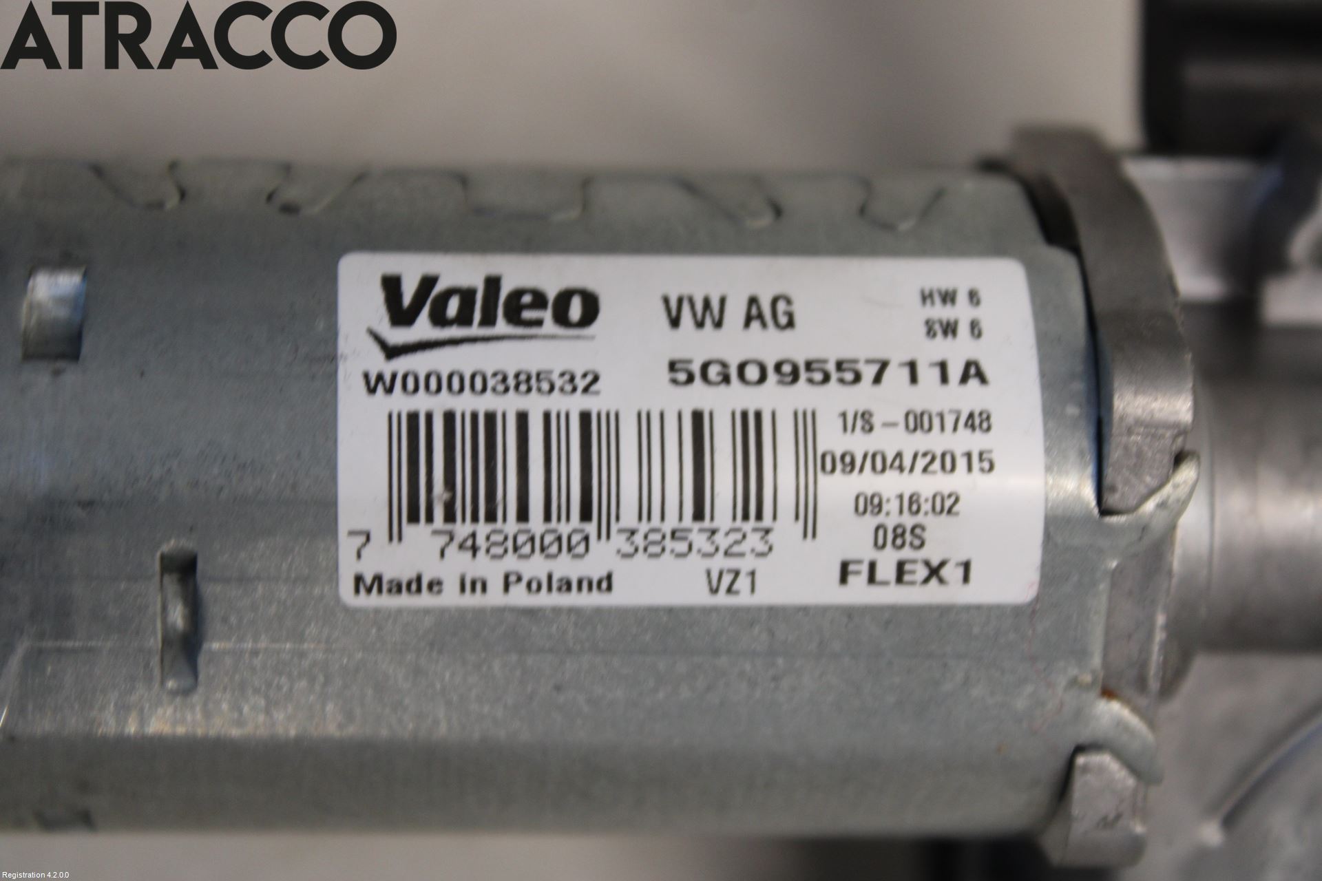 Volkswagen VW GOLF / E-GOLF VII 13-20 Viskermotor Bakluke