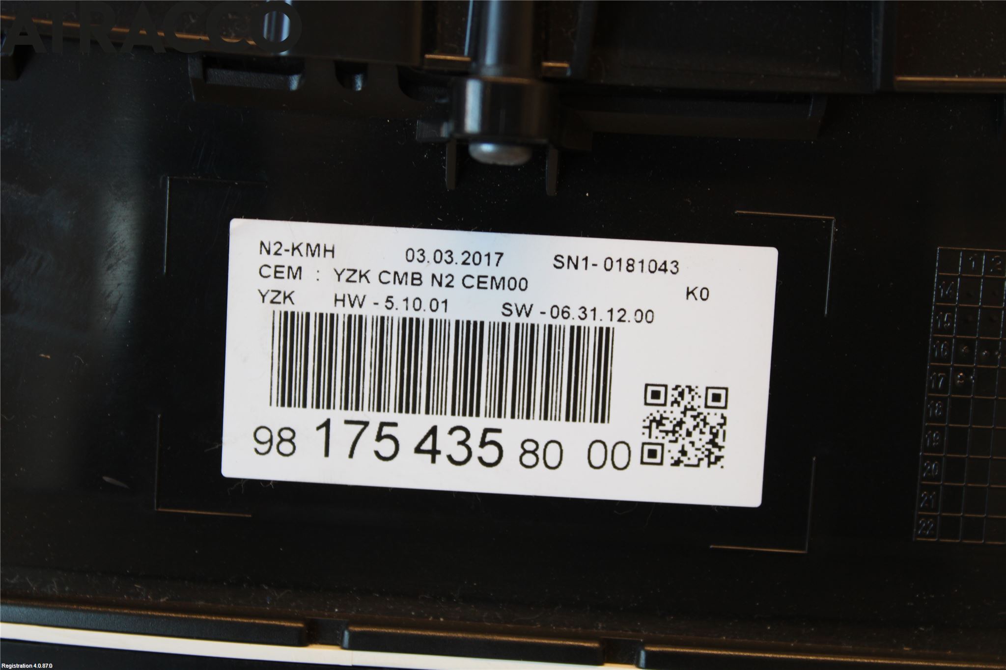 Peugeot EXPERT/E-EXPERT 17- Instr Kombinert