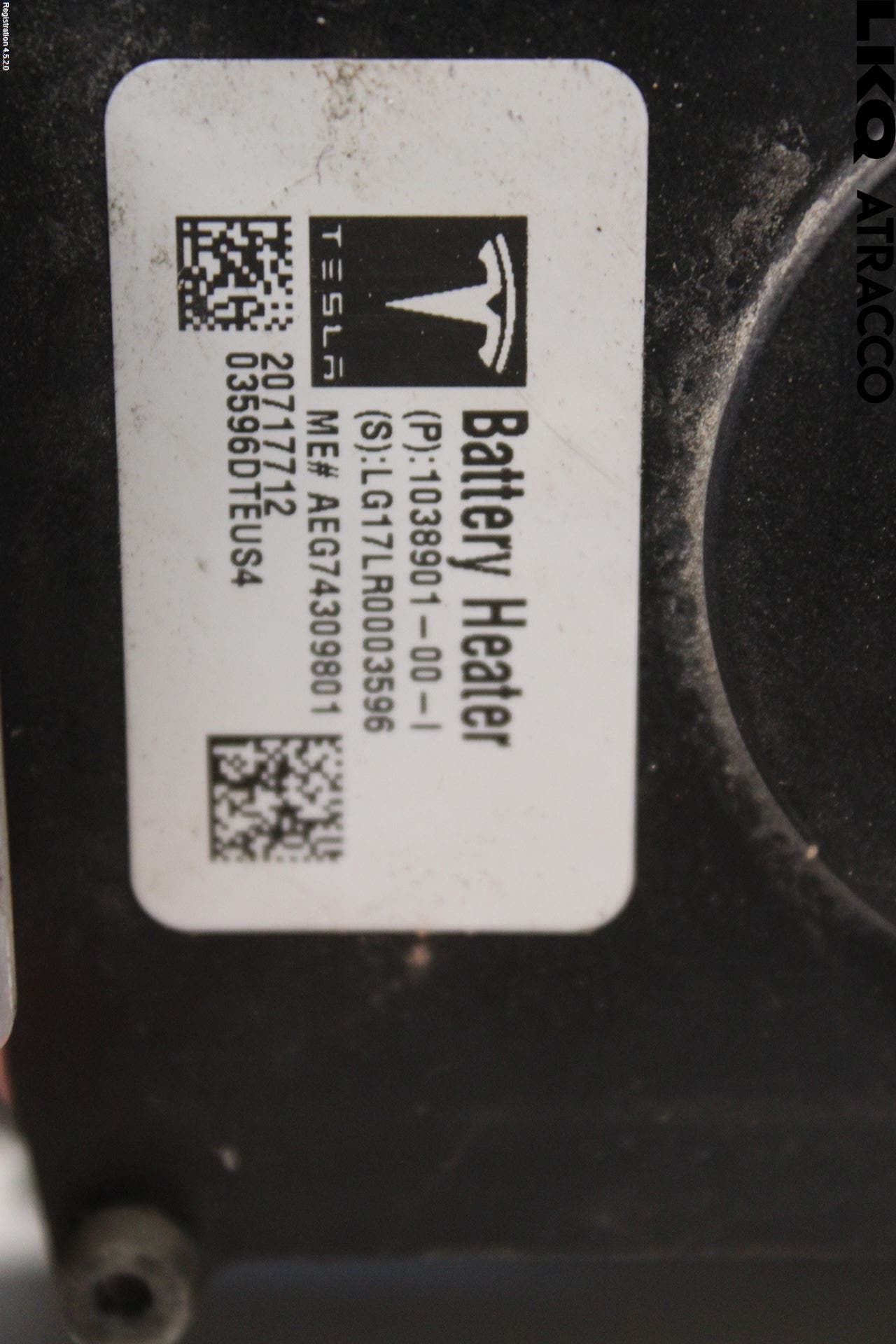 Tesla MODEL S 13- Motorvarmer Elektrisk