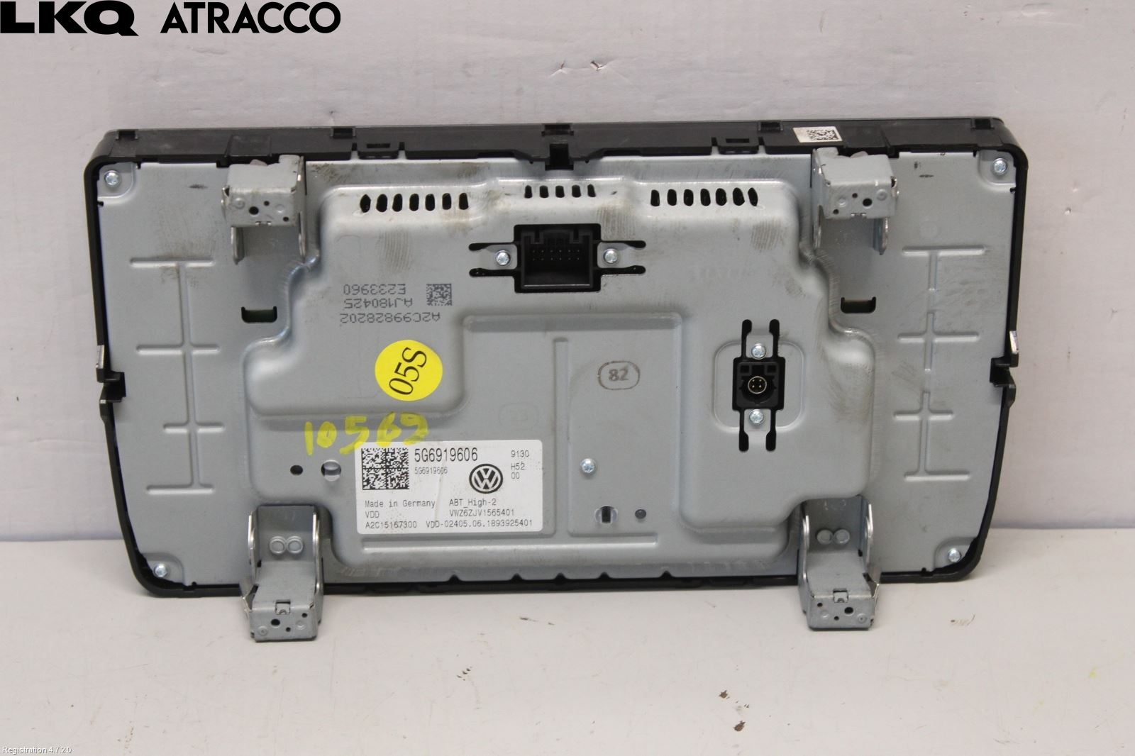 Volkswagen VW GOLF / E-GOLF VII 13-20 Multifunktionsdisplay