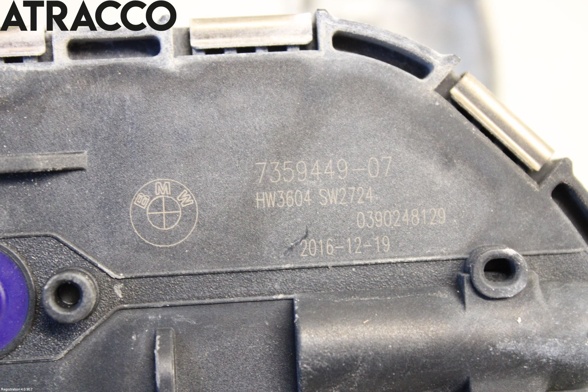 BMW i3 I01 13-22 Viskermotor Frontrute