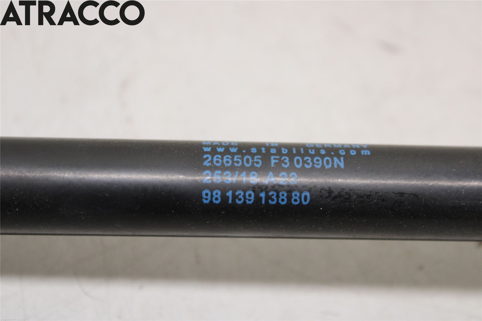 Citroen C4 CACTUS 14-20 Bakluke Demper-Gassfjær