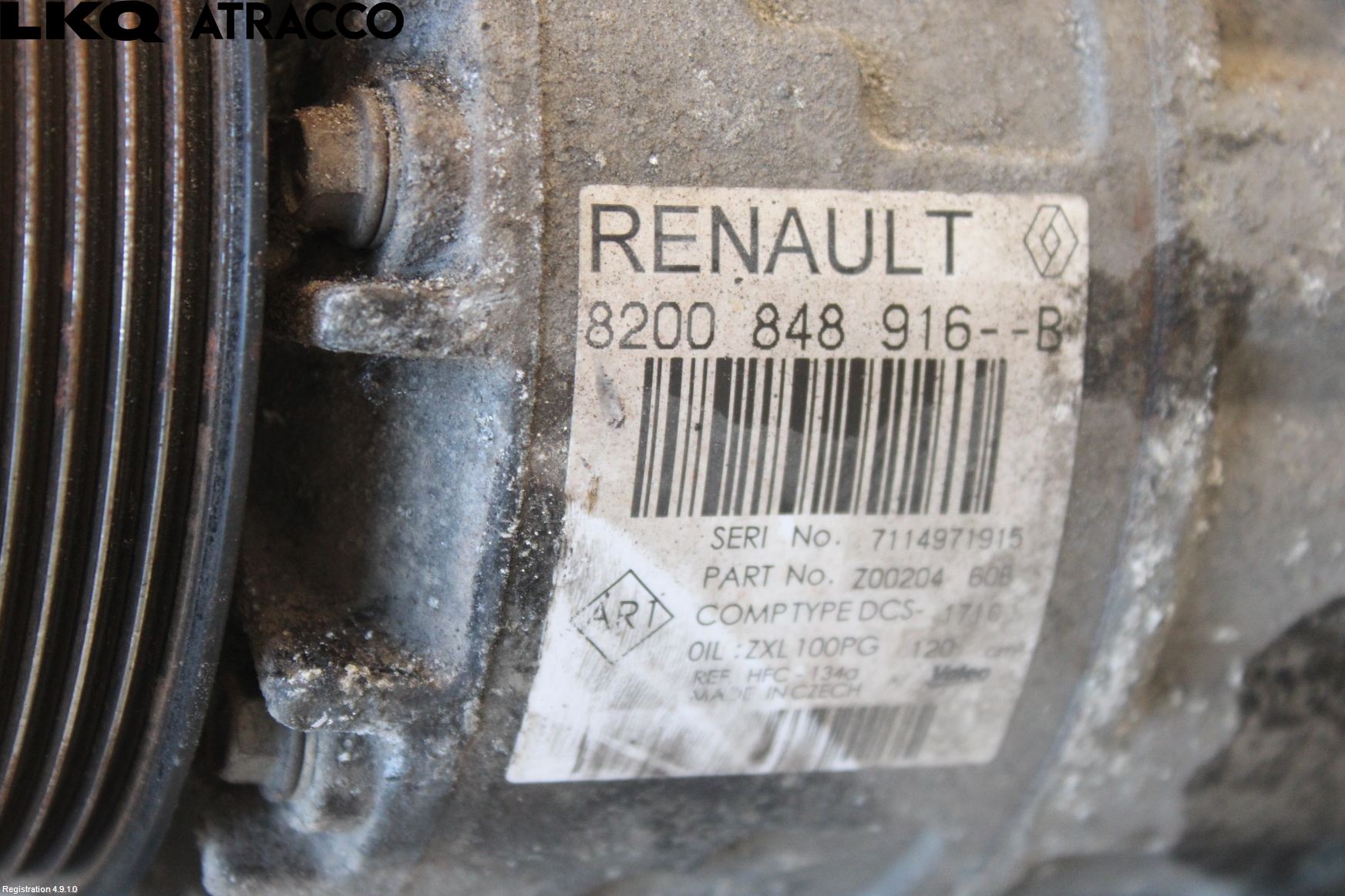 Renault MASTER III 15-20 Varme Ac Kompressor