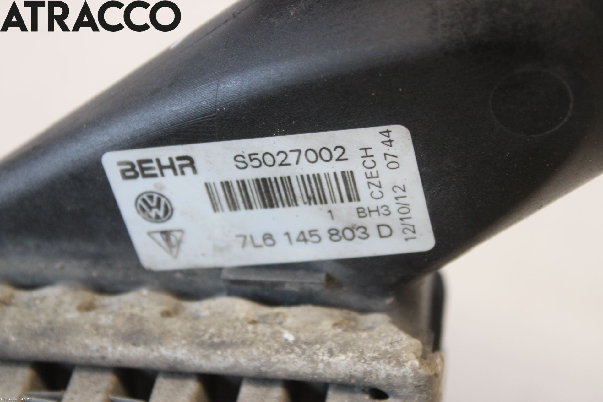 Porsche CAYENNE 03- Intercooler Radiator