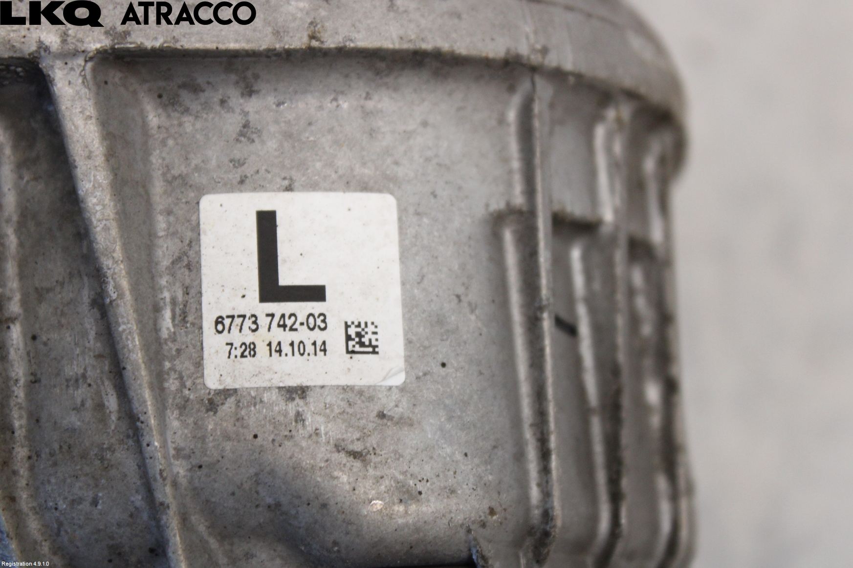 BMW X1 E84 10-15 Motor Feste Gummi