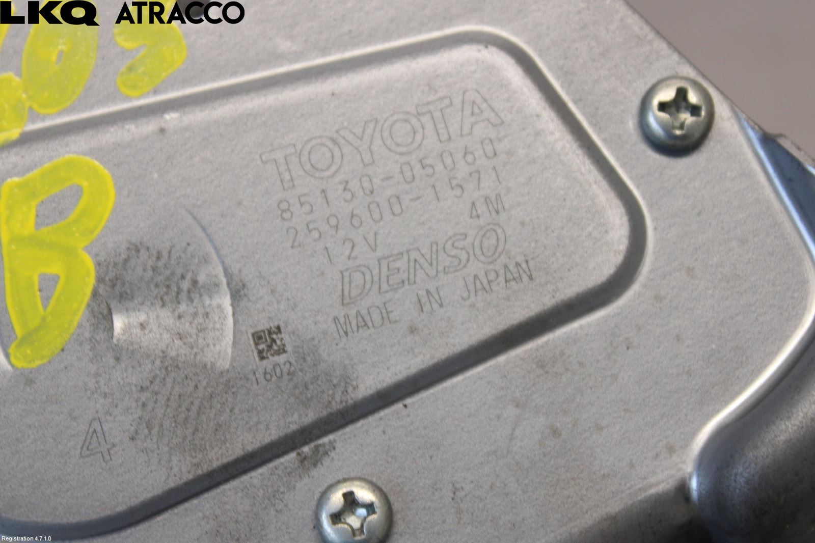 Toyota AVENSIS 09-15 Viskermotor Bakluke