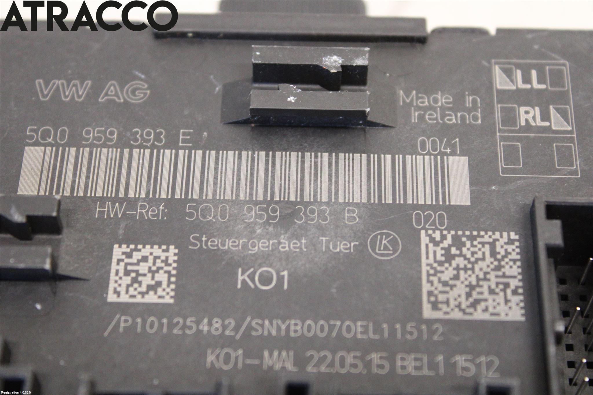 Volkswagen VW GOLF / E-GOLF VII 13-20 Styreenhet Dør