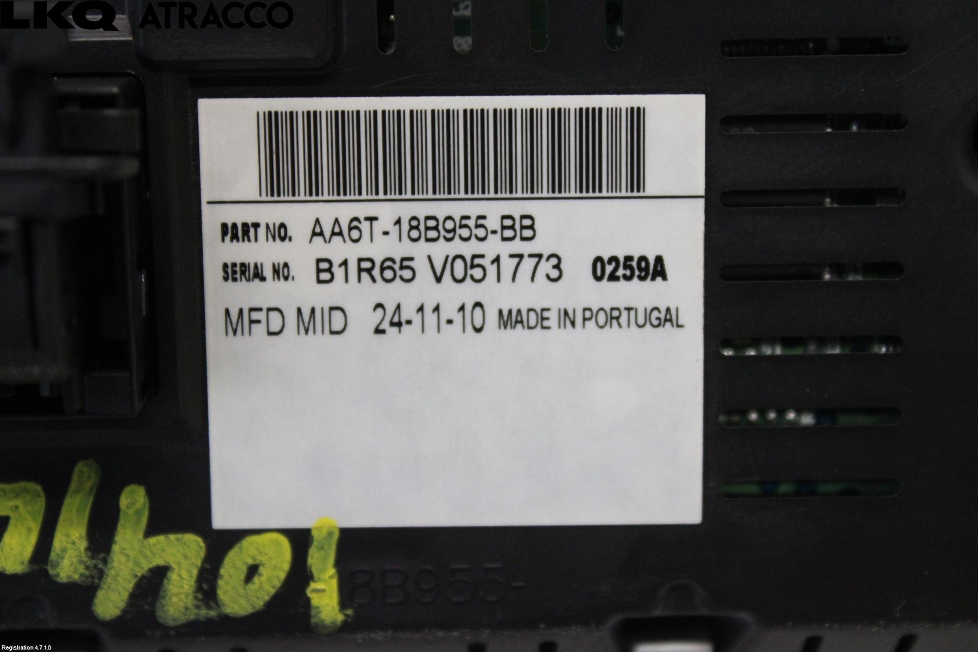 Ford FIESTA 09-12 Kjørecomputer