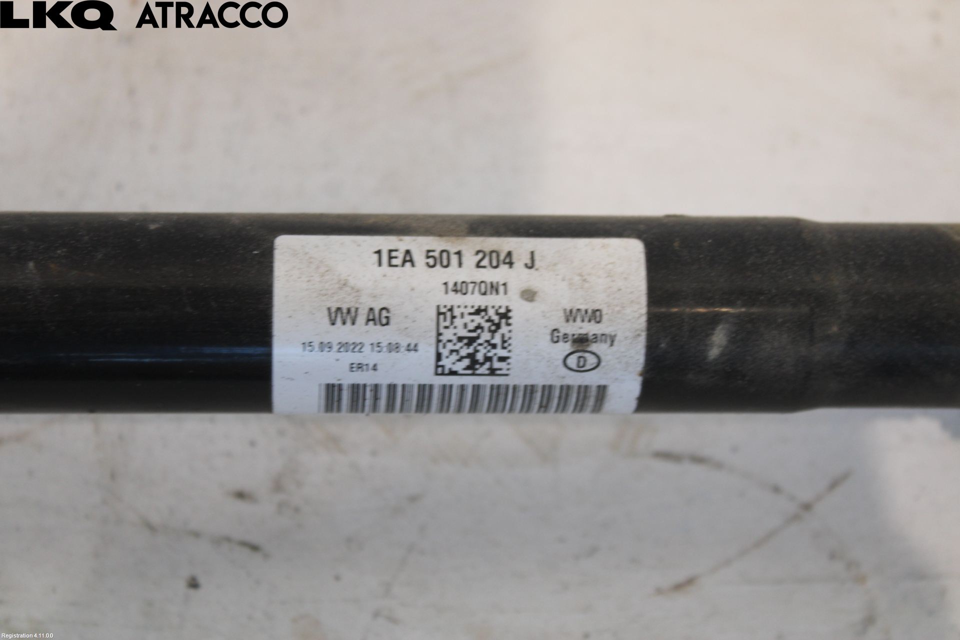 Volkswagen VW ID.5 22- Drivaksel Bak Kompl Høyre