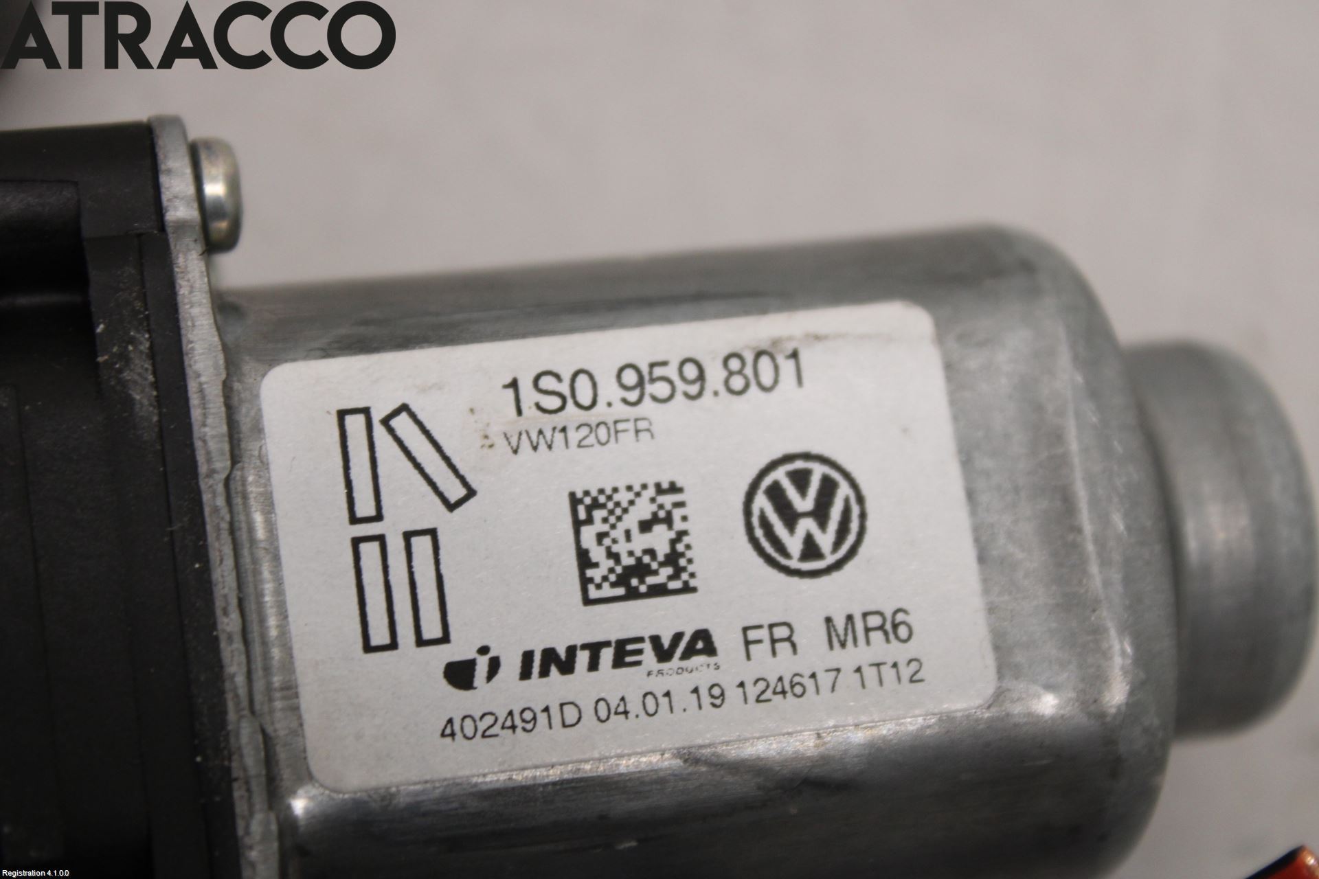 Volkswagen VW UP! / E-UP! Vindusheismotor