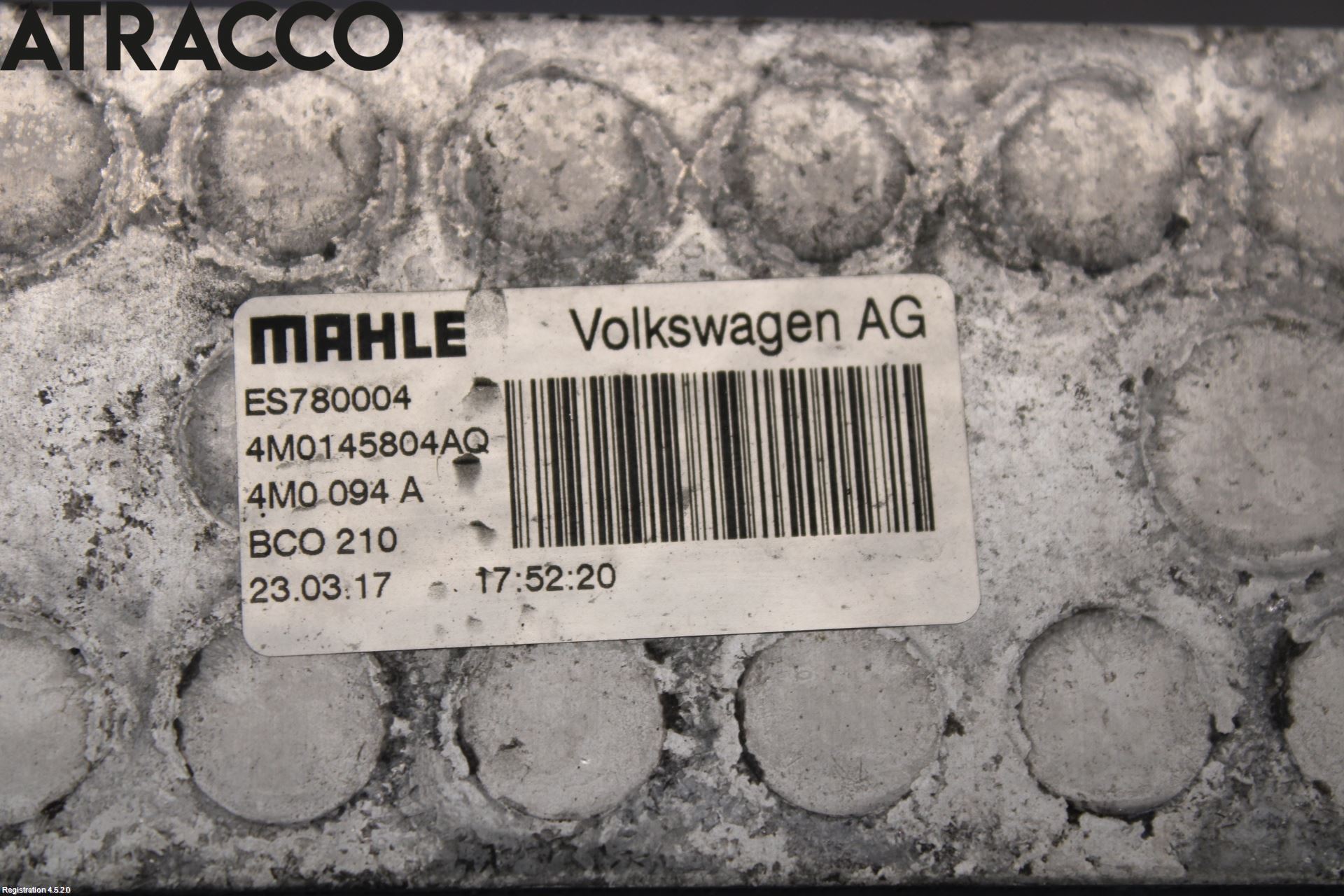 Audi Q7/SQ7 Intercooler Radiator