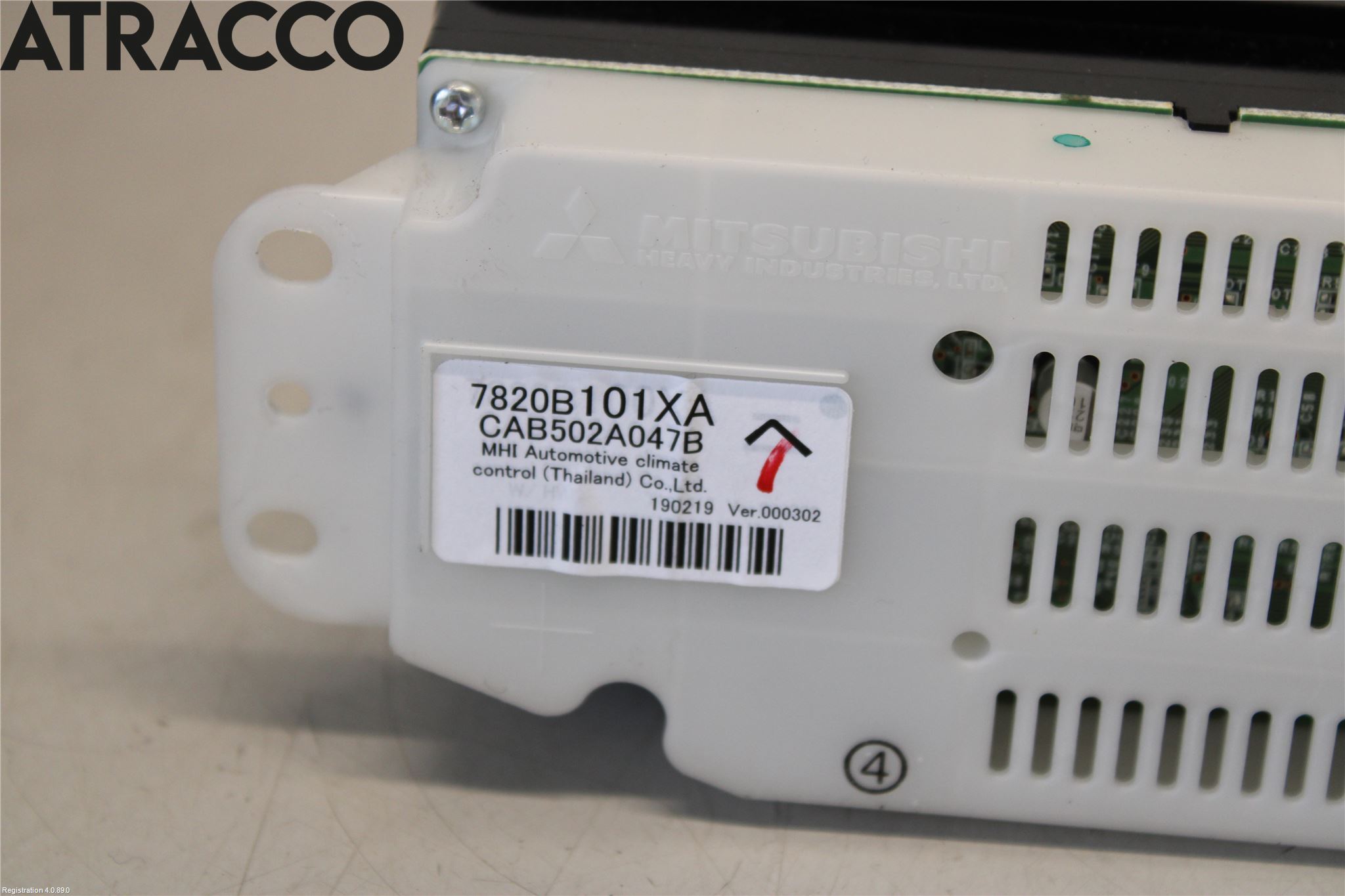 Mitsubishi OUTLANDER 13-21 Varme Ac Betjening-Display