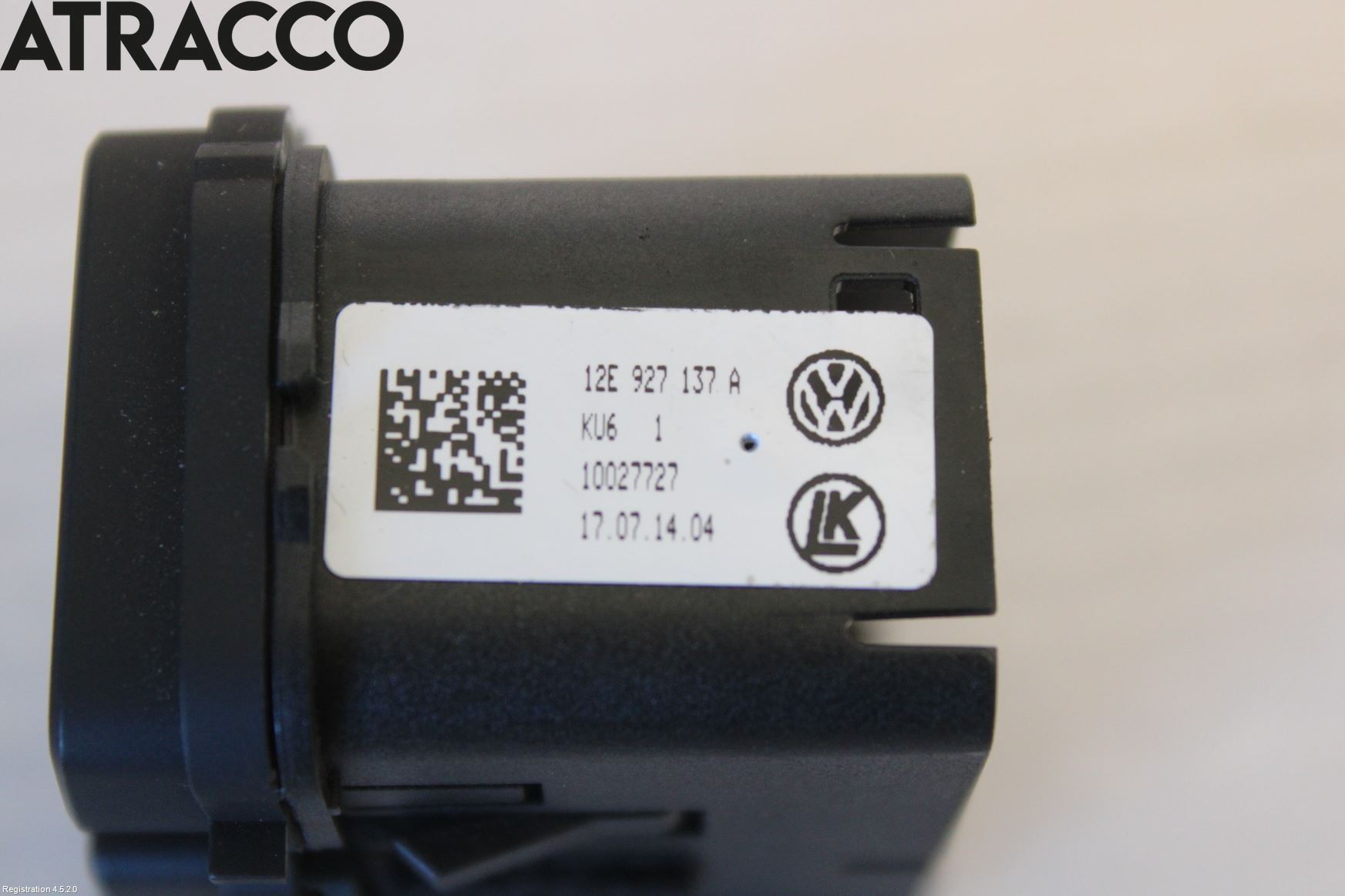 Volkswagen VW UP! / E-UP! Bryter Varme Rute