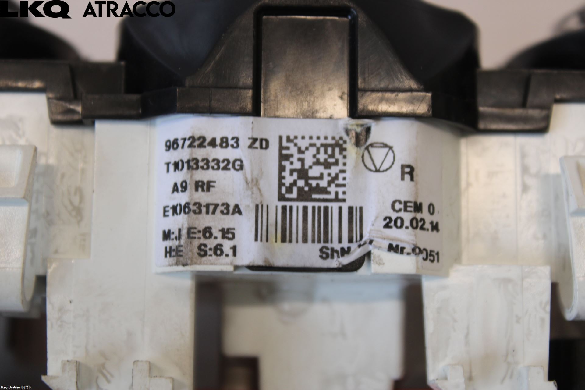 Peugeot 208 12-15 Varme Ac Betjening-Display