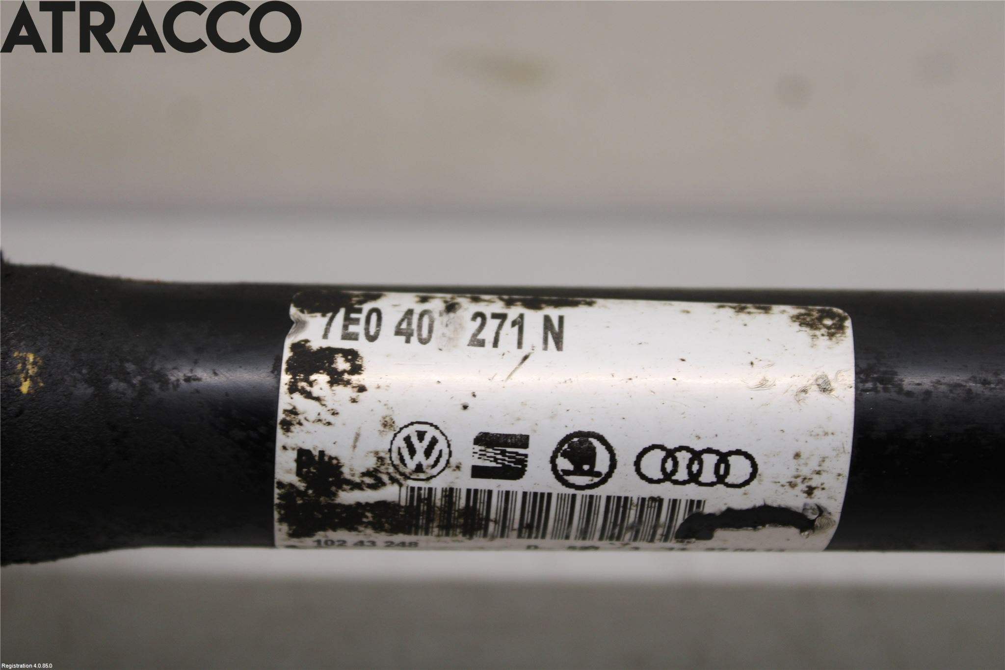 Volkswagen VW CADDY 11-15 Drivaksel Foran Kompl Venstre
