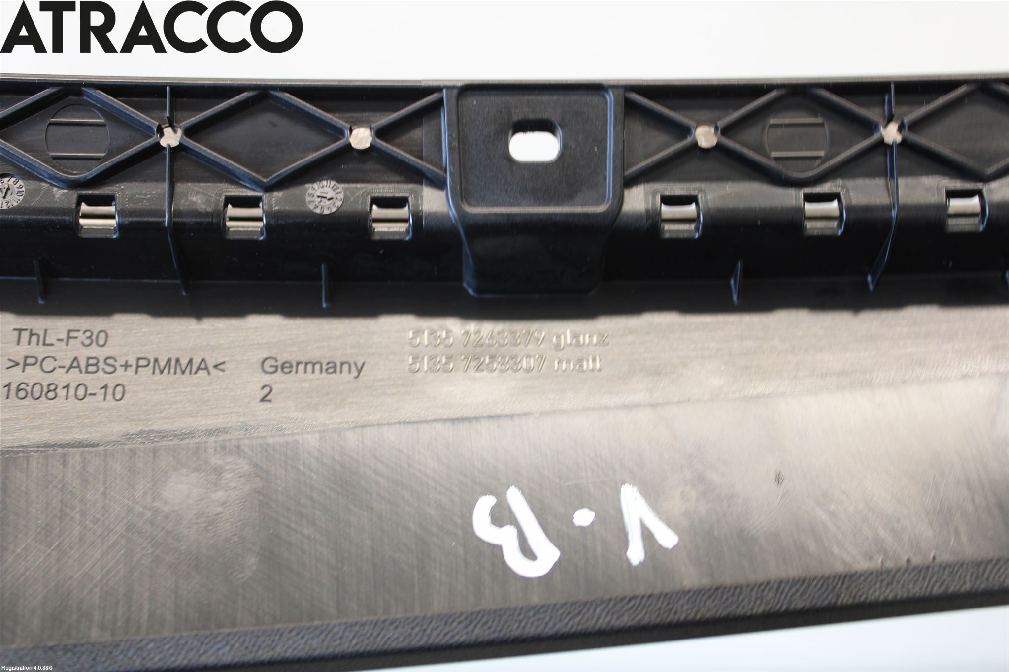 BMW 3 F30/F31/F80 12-19 Dør Dekorlist Vb